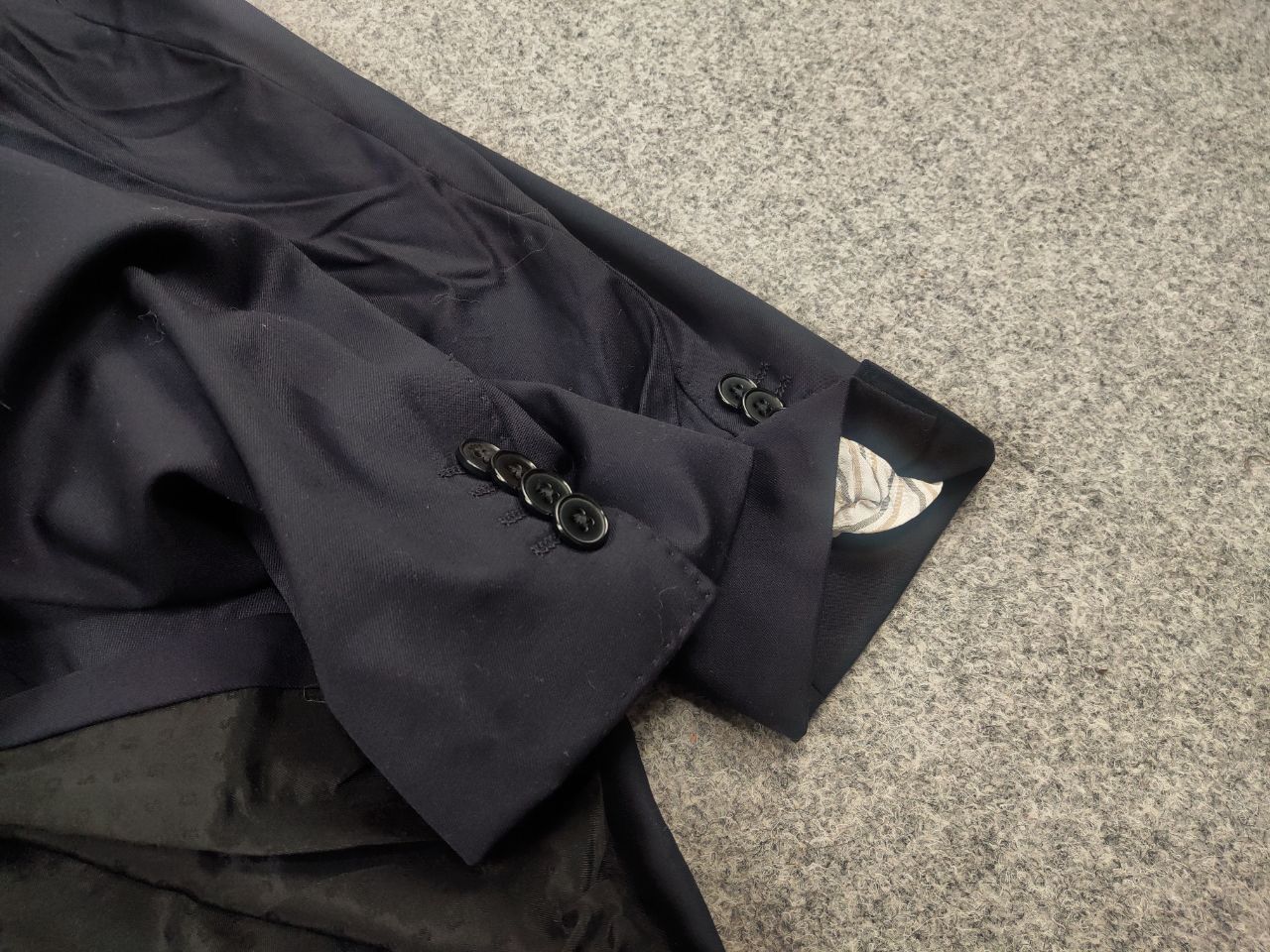 Hugo Boss Boss one the suit Design Navy Slim three-piece Blazer Pants Size 36R - 10 Thumbnail