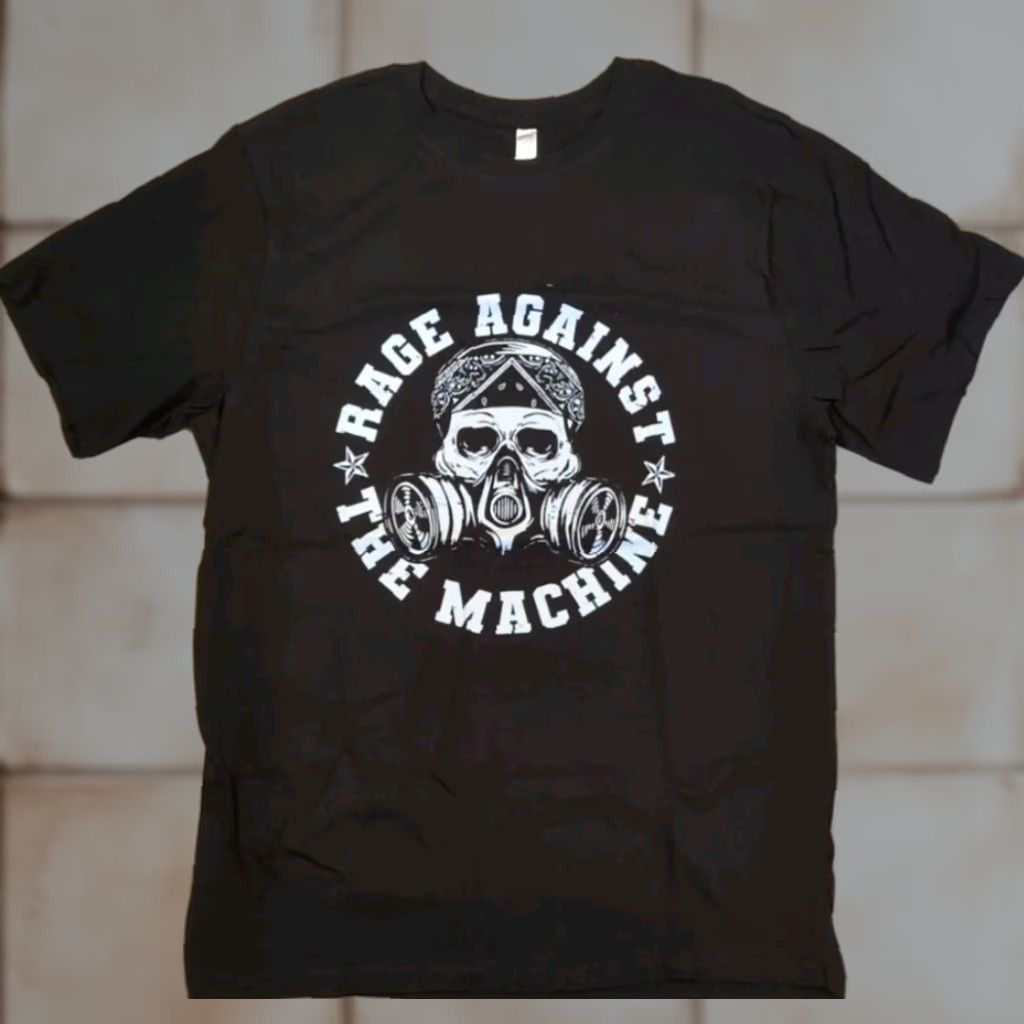 Orage Rage Against the Machine Black Unisex T-Shirt L Large New Sealed Cotton Graphic Print Crew Neck Short Sleeve Logo Size US L / EU 52-54 / 3 - 1 Thumbnail