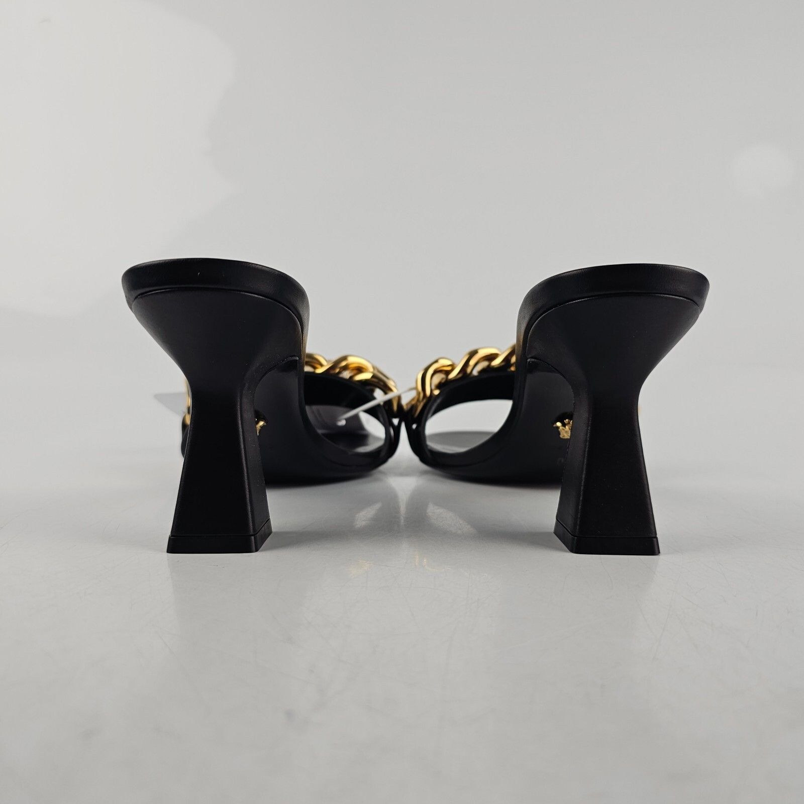 Versace VERSACE Chain 70mm Black Mules New Size 37 US 7 Size US 7 / IT 37 - 5 Thumbnail