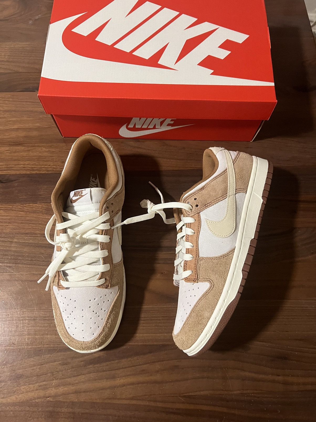 image of Nike Dunk Low Premium Medium Curry (Dd1390 100) Size 11 Shoes, Men's