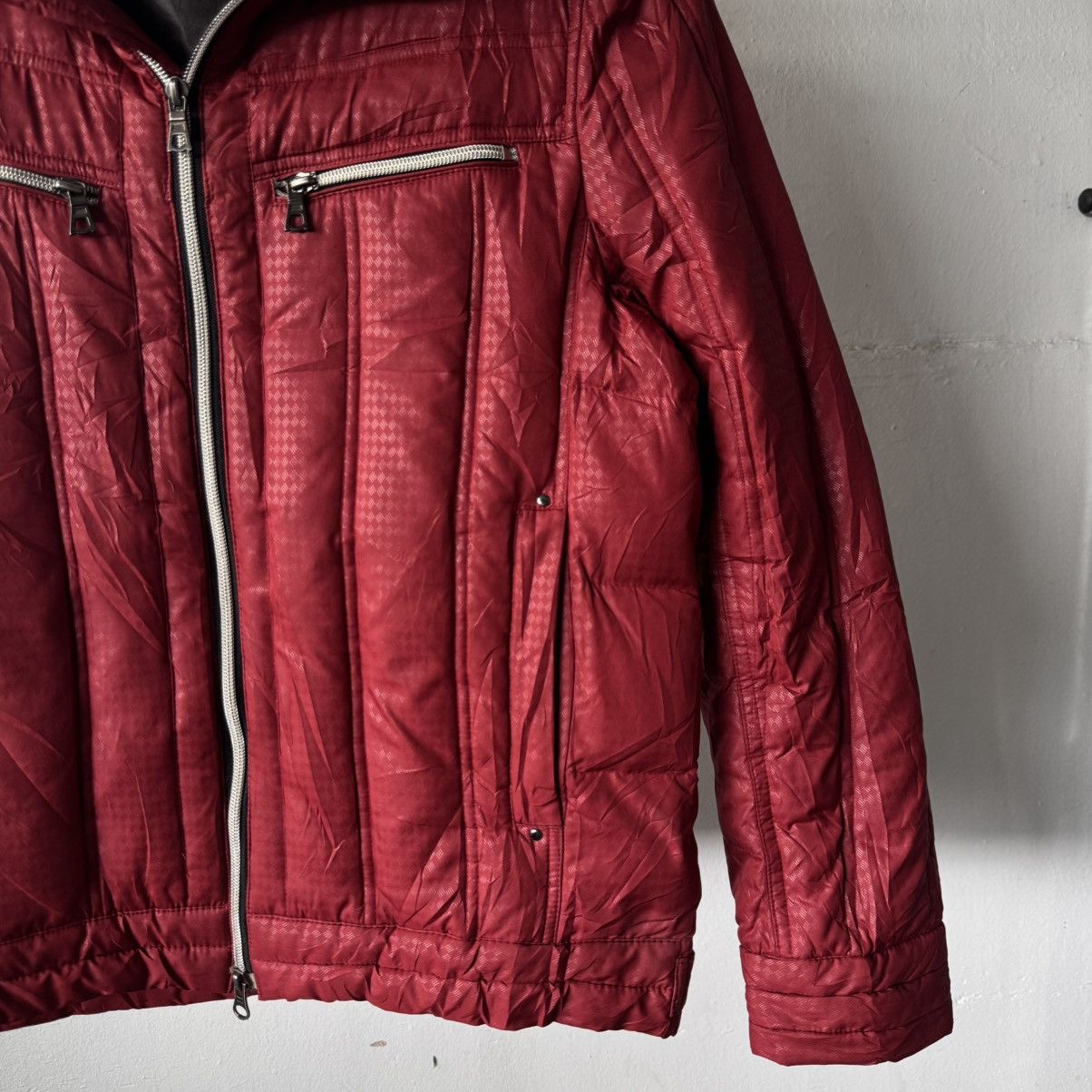 If Six Was Nine Jun Men Japanese Brand Puffer Fur Vkei Riding Jacket Size US M / EU 48-50 / 2 - 5 Thumbnail