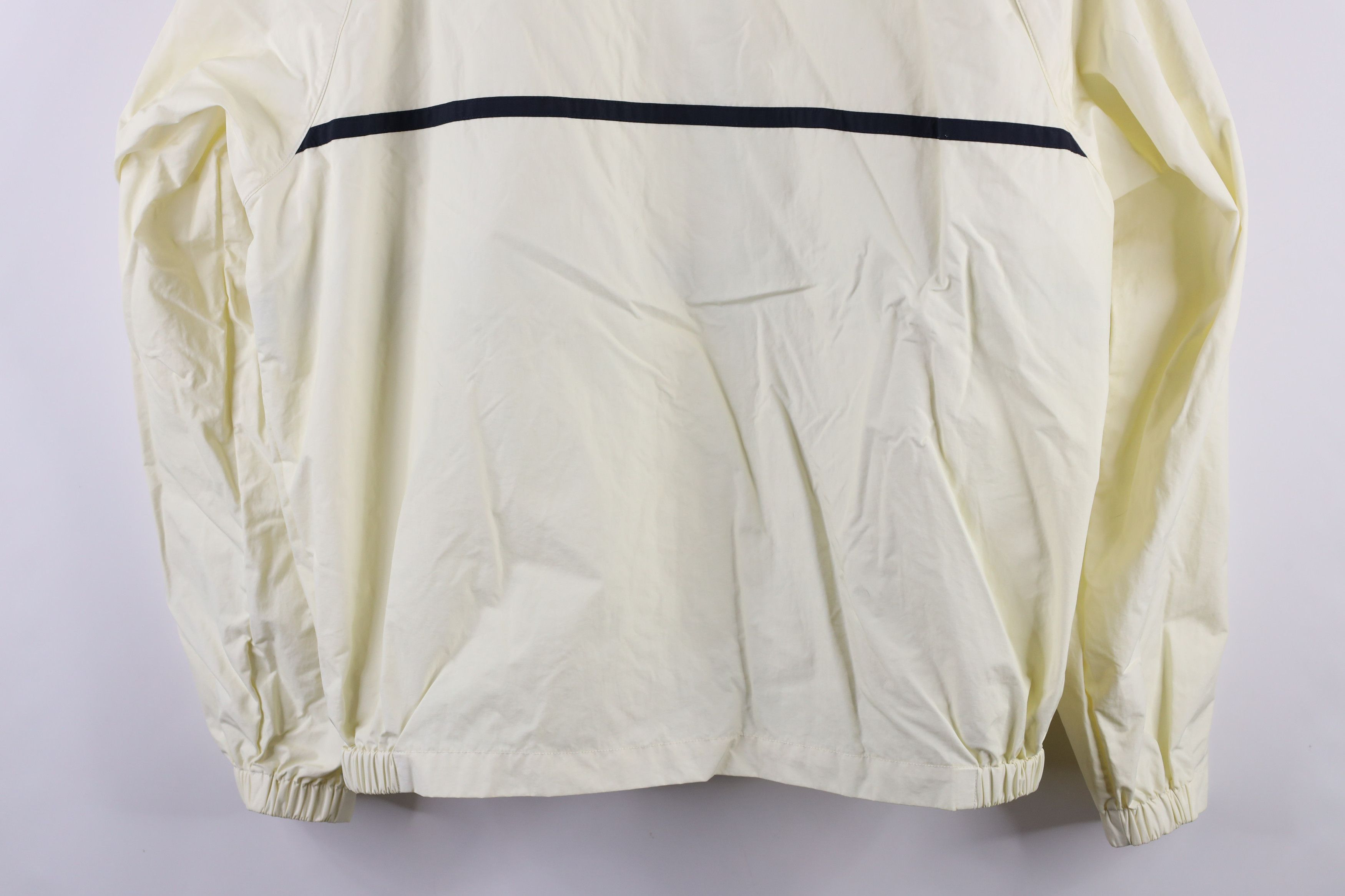 Nautica × Vintage Vintage 90s Nautica Hooded Sailing Windbreaker Jacket Cream Size US L / EU 52-54 / 3 - 14 Thumbnail