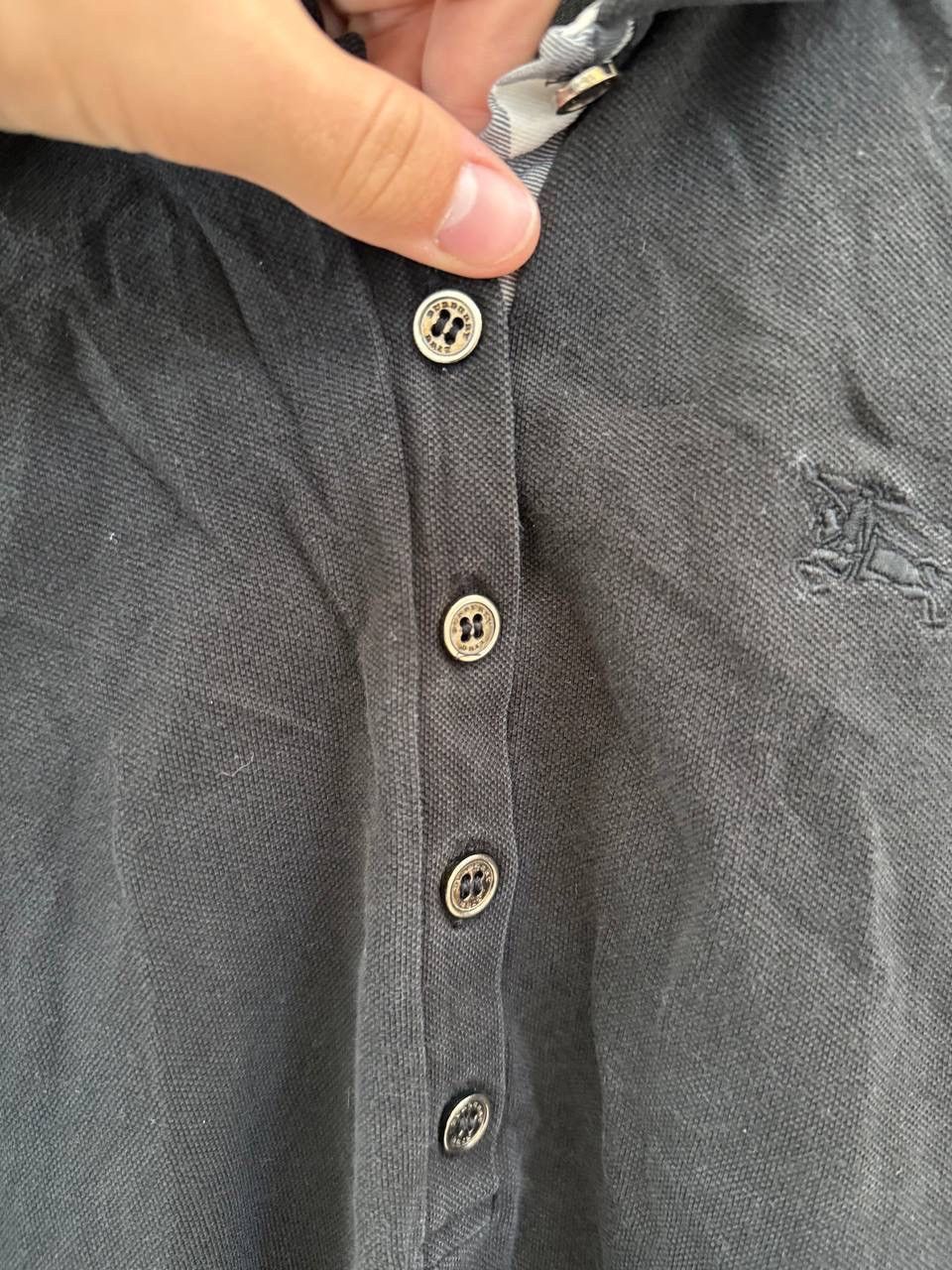 Burberry Burberry Brit Women’s Premium Black Short Sleeve Polo Shirt Size XS / US 0-2 / IT 36-38 - 9 Thumbnail