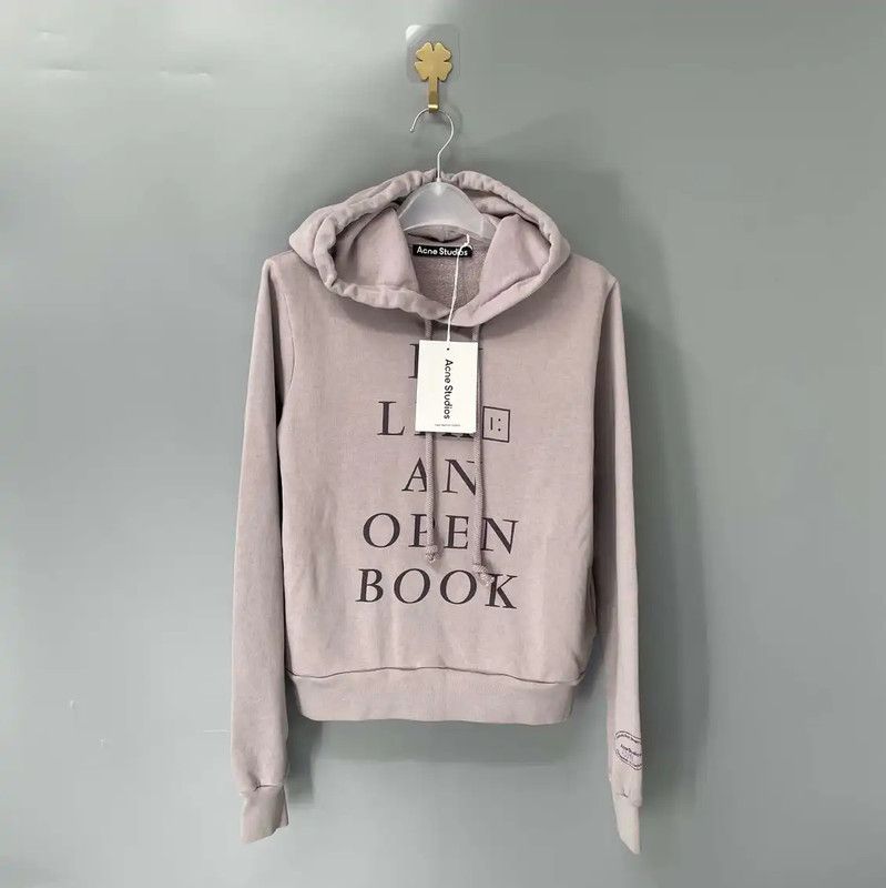 Acne Studios Acne Studios Pink Cotton Hoodie Size XS / US 0-2 / IT 36-38 - 1 Thumbnail