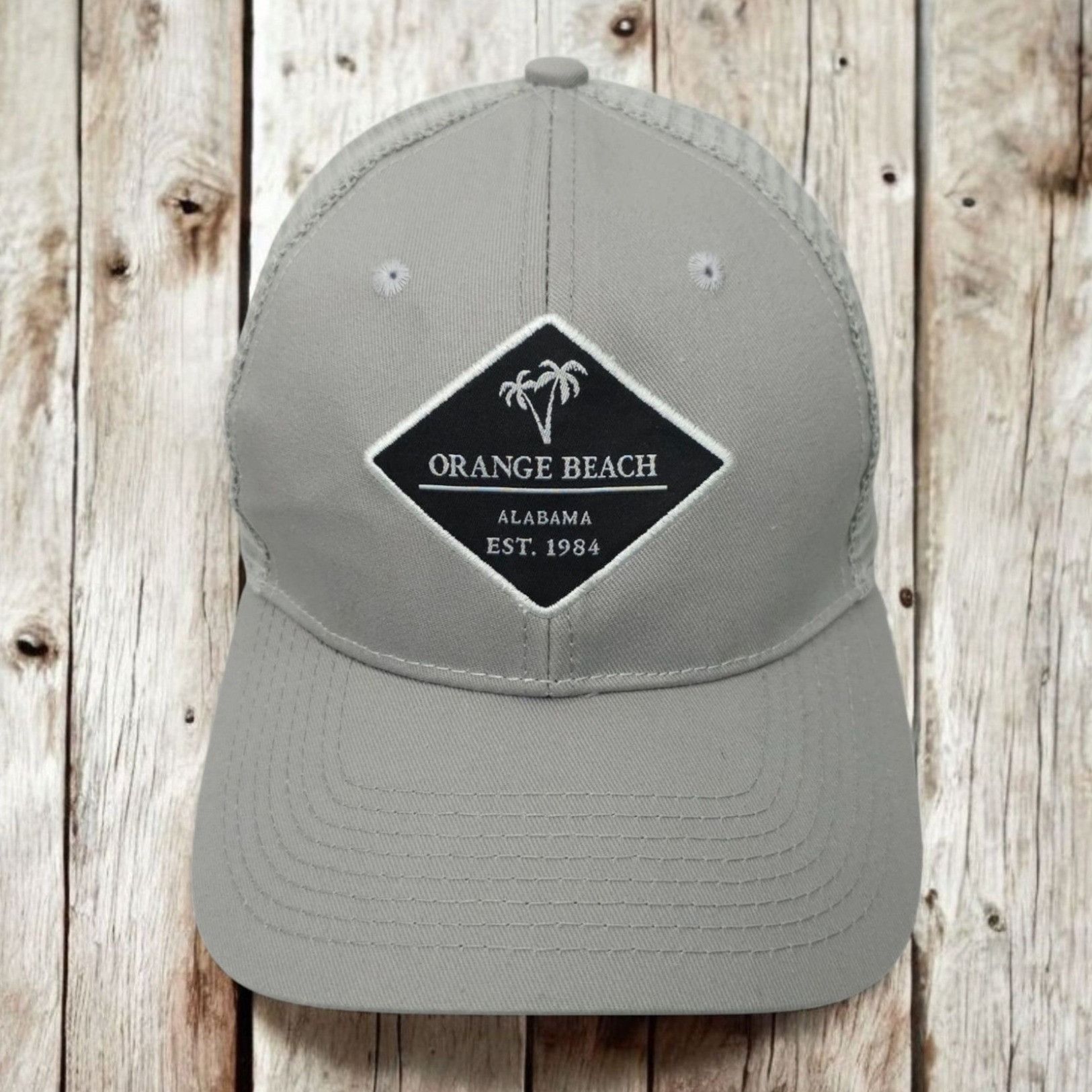 Other Orange Beach Alabama Logo Patch Mesh Strapback Cap Trucker Size ONE SIZE - 1 Thumbnail