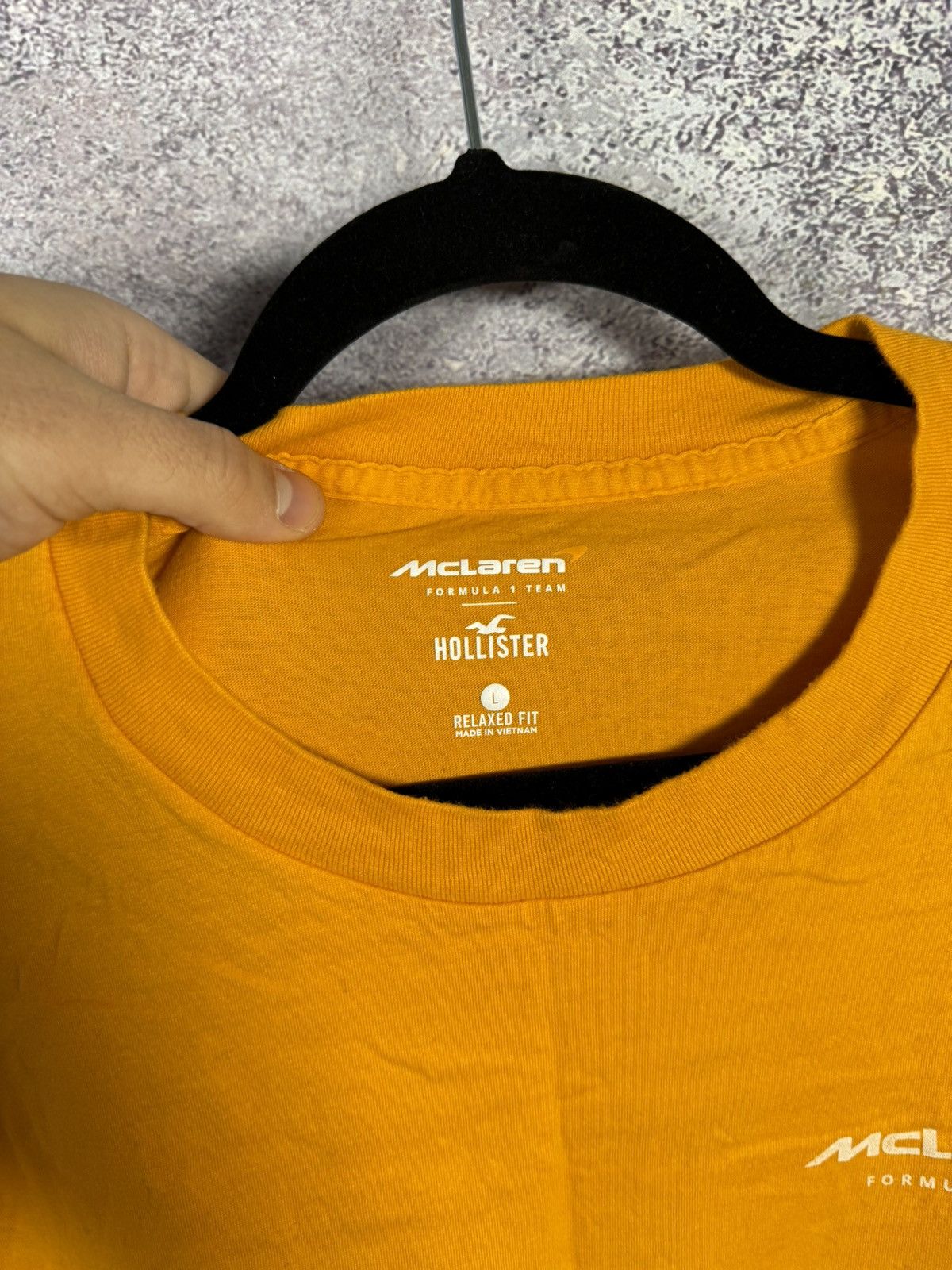 Formula 1 × Hollister × Malcolm McLaren McLaren Formula 1 Racing T-Shirt Team Hollister Large Size US L / EU 52-54 / 3 - 8 Thumbnail