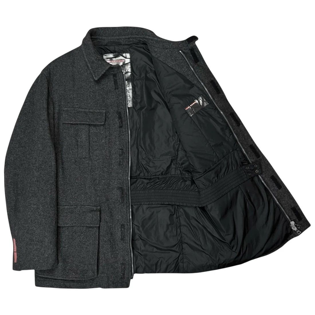 Prada Prada Velco Officer Wool Jacket Size US XL / EU 56 / 4 - 9 Thumbnail