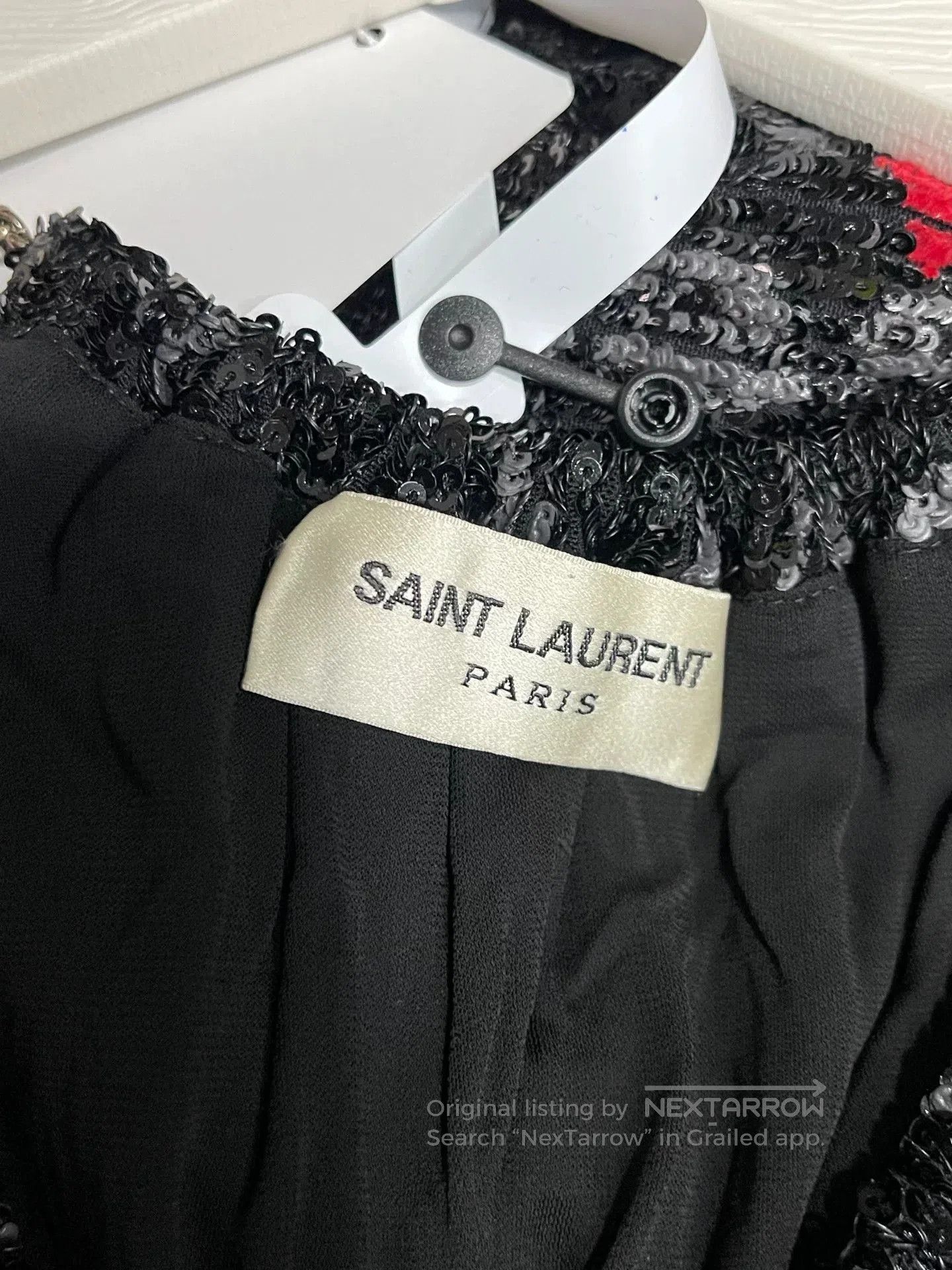 Saint Laurent Paris Saint Laurent Sequin Sling Dress. Size XS / US 0-2 / IT 36-38 - 5 Thumbnail