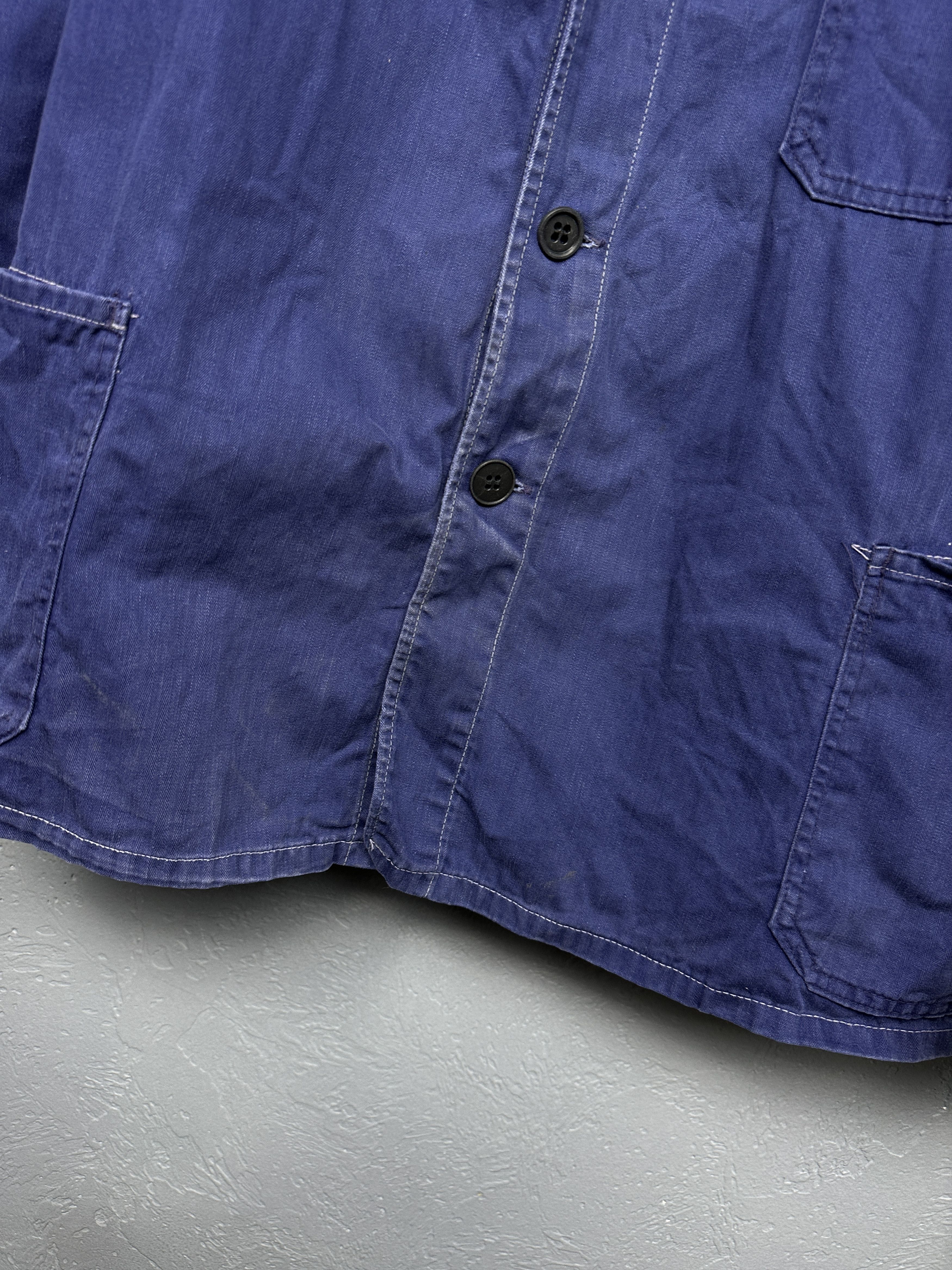 Le Laboureur 90s Vintage Mens French Workwear Chore Utility Jacket Size US XL / EU 56 / 4 - 4 Thumbnail