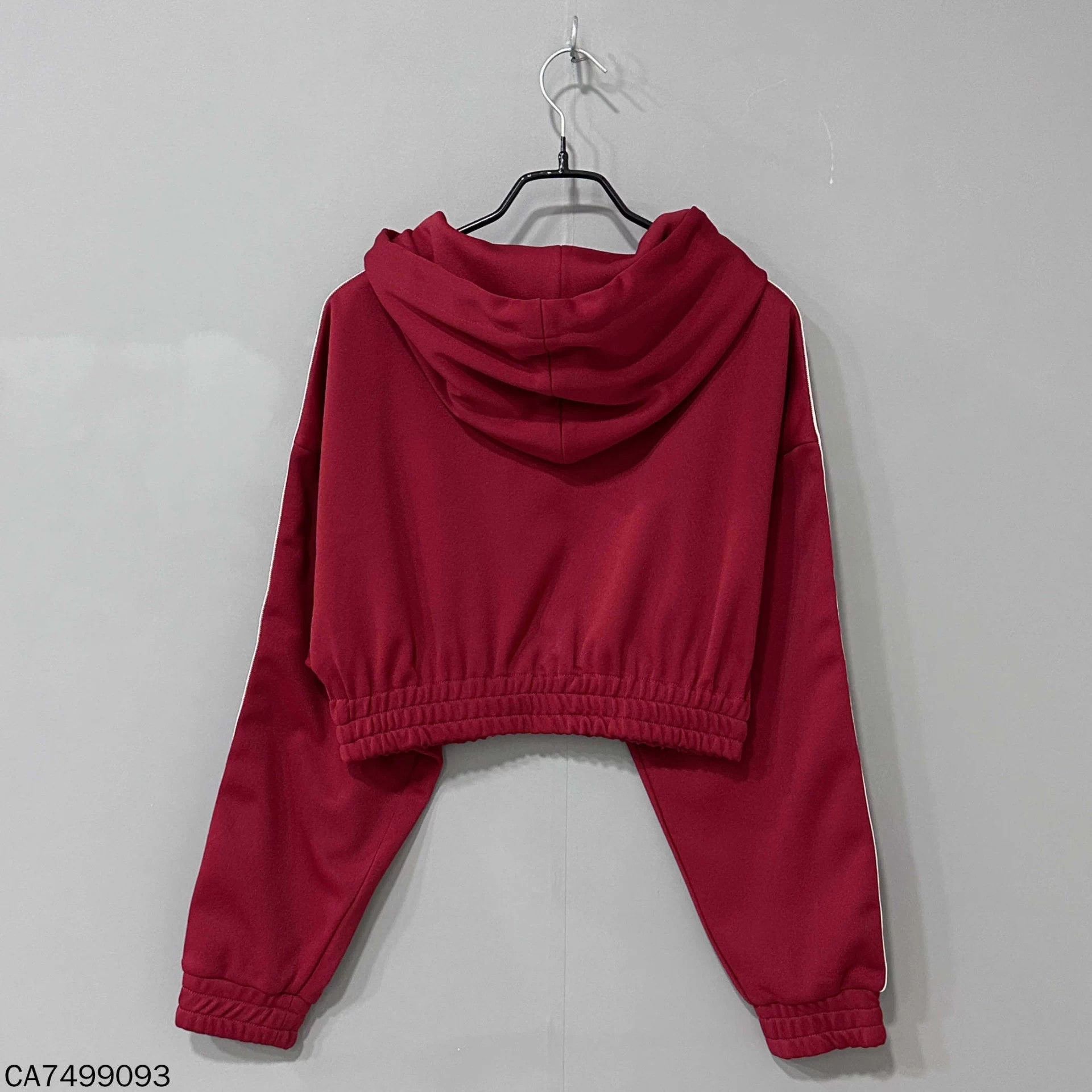 Celine Celine Red Cropped Hoodie Sweatshirt - Size S - 98% New Size S / US 4 / IT 40 - 3 Thumbnail