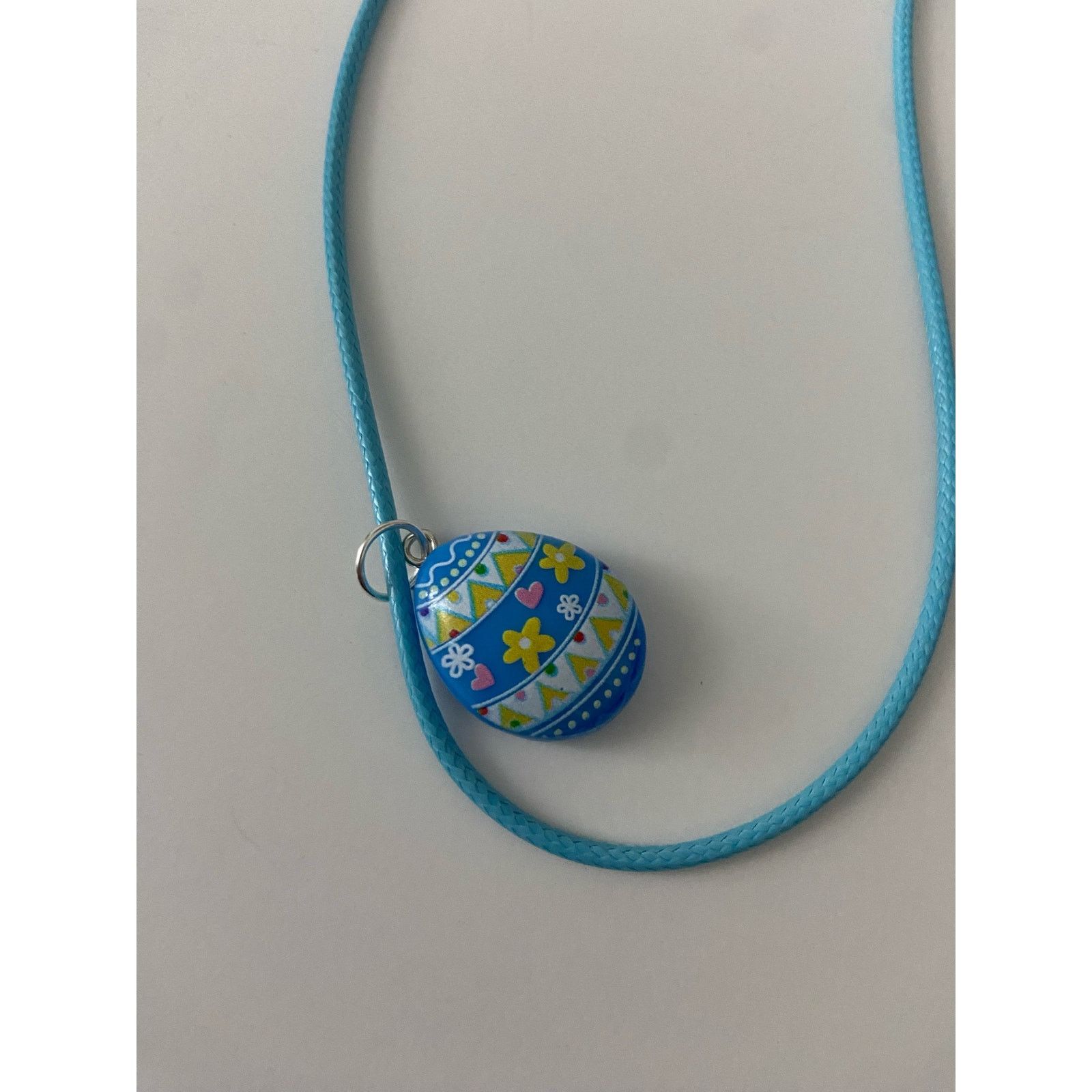 Handmade Blue Easter egg necklace Size ONE SIZE - 4 Thumbnail