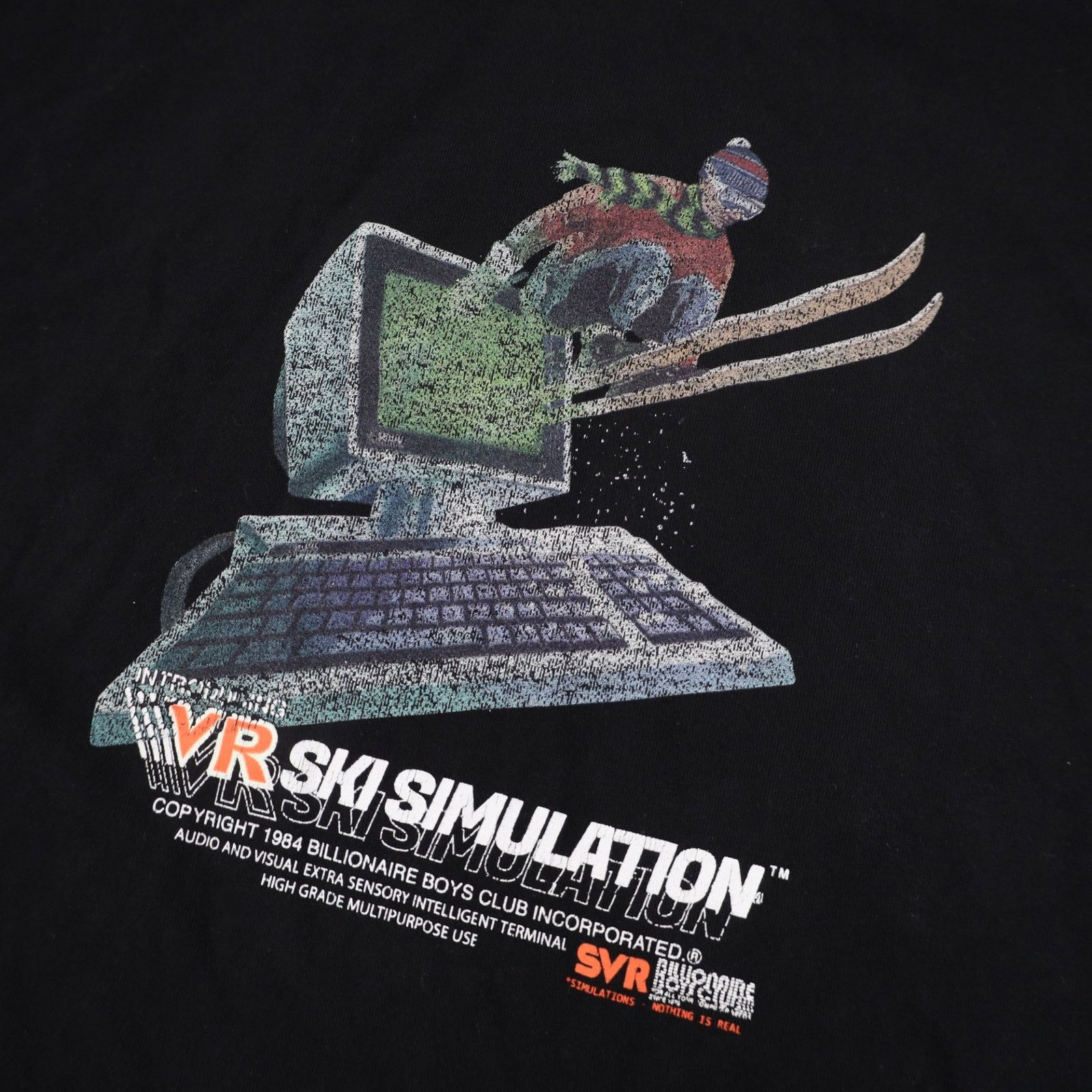 Billionaire Boys Club × Vintage VTG Billionaire Boys Club VR Ski Simulation Graphic T Shirt Size US XXL / EU 58 / 5 - 4 Thumbnail