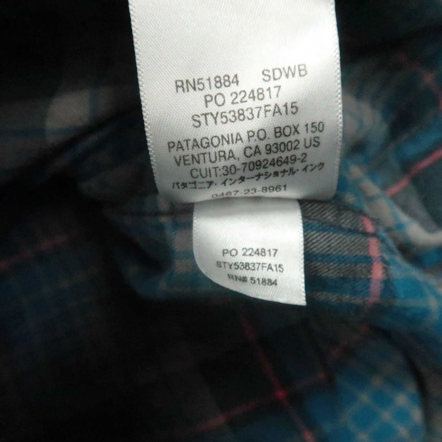 Patagonia Patagonia Shirt Mens Small Blue Plaid Long Sleeve Pima Cotton Button Up Shirt Blue Pockets All Seasons Mens Size US S / EU 44-46 / 1 - 5 Thumbnail