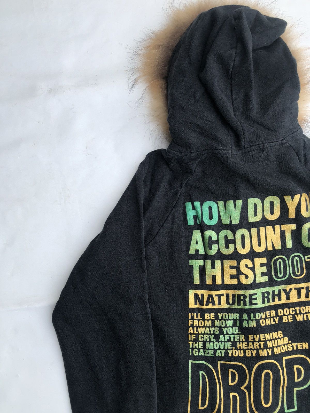Hysteric Glamour Poem Fur Zipp Hoodie Rock Punk Style Size US L / EU 52-54 / 3 - 8 Thumbnail