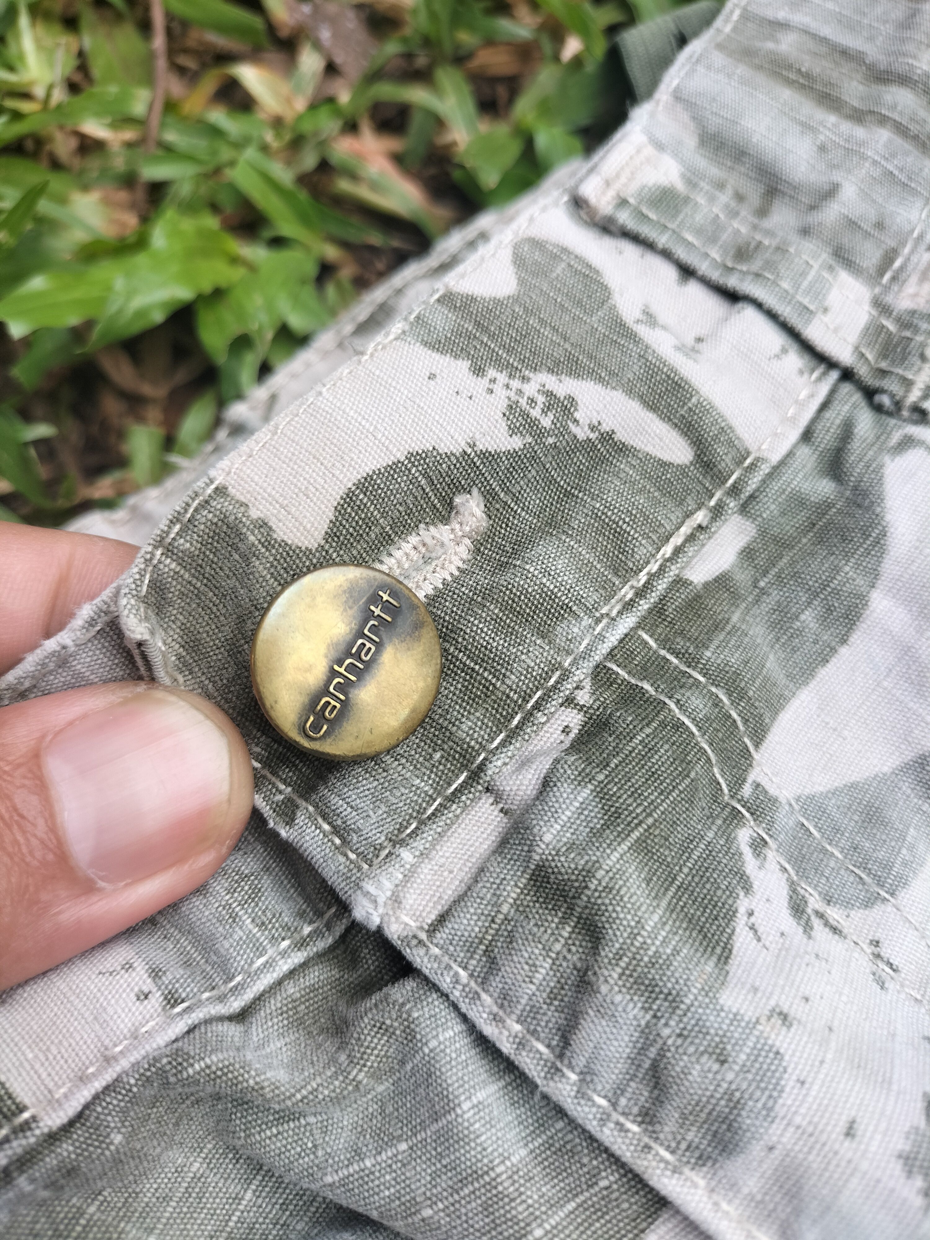 Carhartt × Vintage Vintage Carhartt Cargo Workwear Camouflage Us Airforce Size 26" / US 2 / IT 38 - 3 Thumbnail