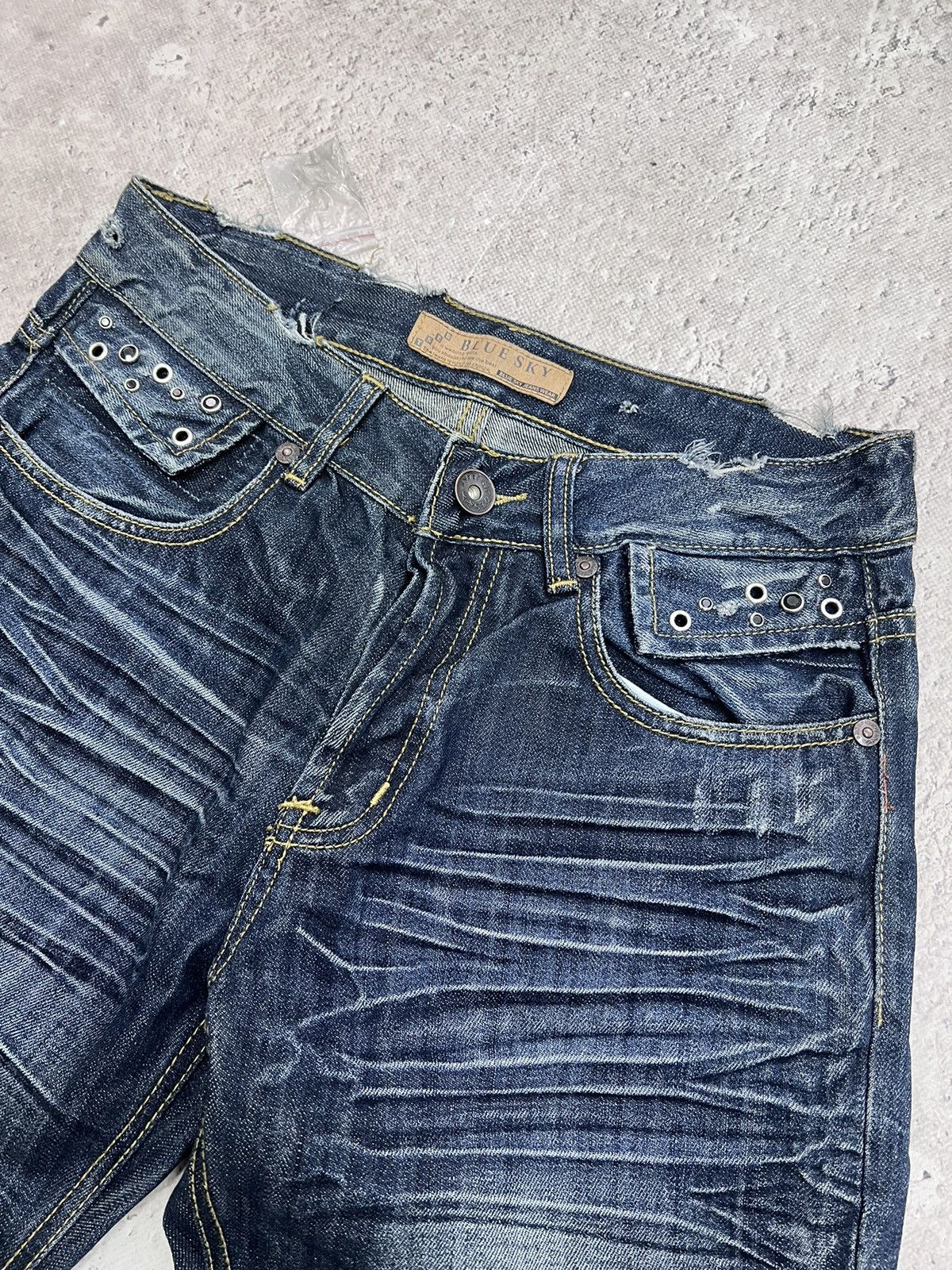 Hysteric Glamour Vintage Rick Owens Carti Opium Style FLARED Jeans 90s Size US 31 - 5 Thumbnail