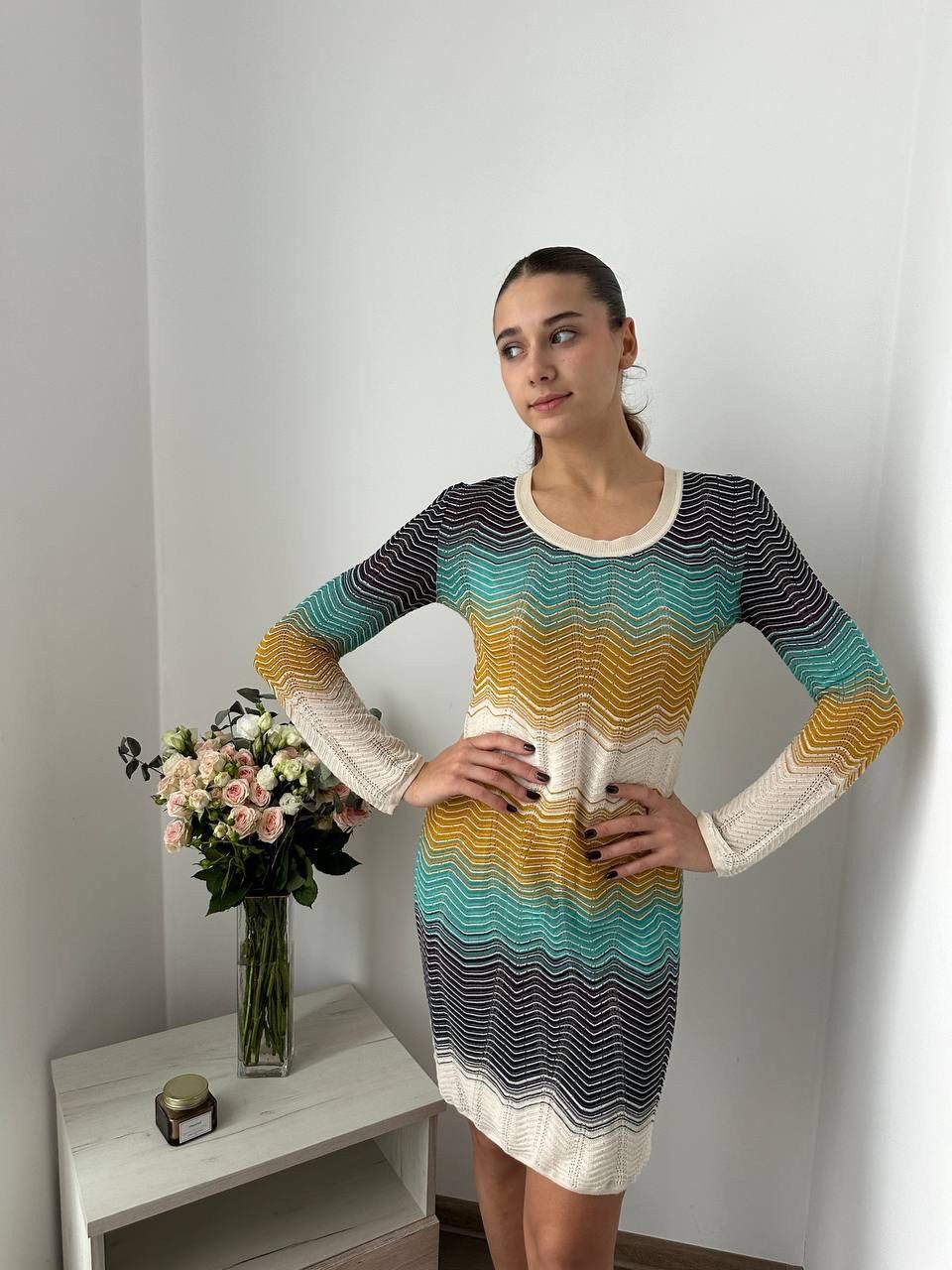Missoni × Vintage Vintage Missoni Women’s Multicolour Dress Size M / US 6-8 / IT 42-44 - 4 Thumbnail