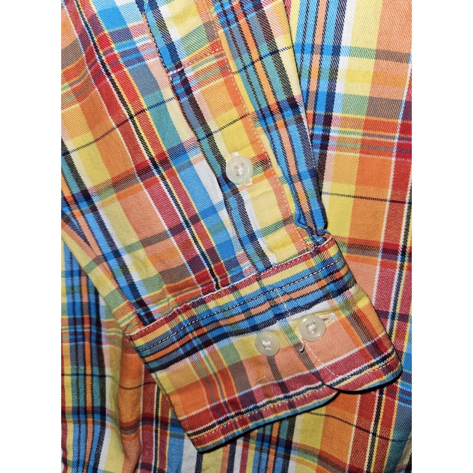 Wrangler VINTAGE Wrangler Twenty X Shirt Mens Medium Plaid Long Sleeve Button Up Western Rodeo Size US M / EU 48-50 / 2 - 2 Thumbnail
