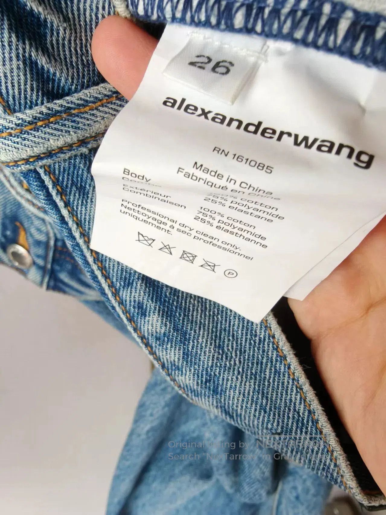 King Da Wang New Women's Jeans. Size 27" / US 4 / IT 40 - 2 Thumbnail
