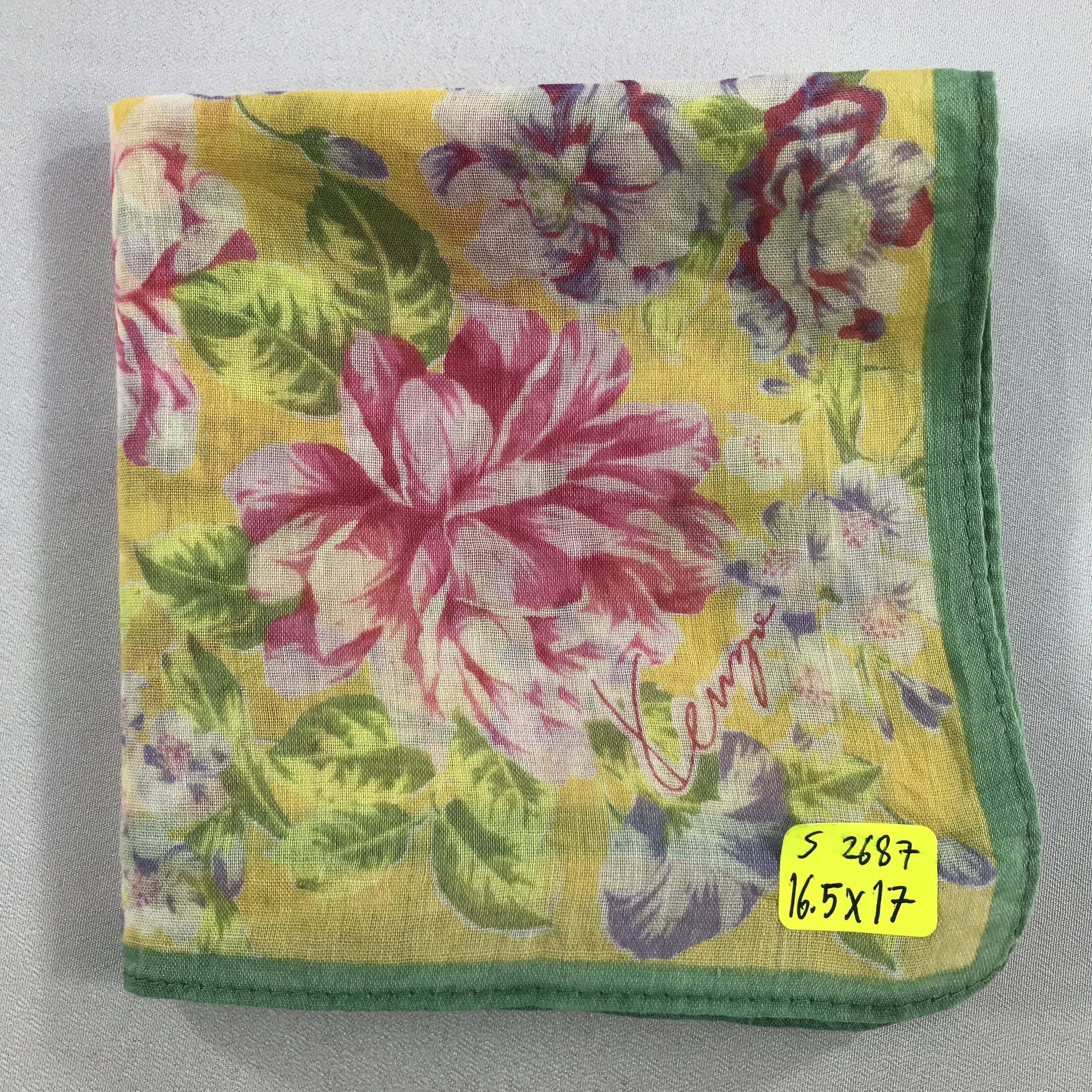 Kenzo × Vintage Kenzo Bandana / Handkerchief / Neckerchief - S2687 Size ONE SIZE - 5 Thumbnail
