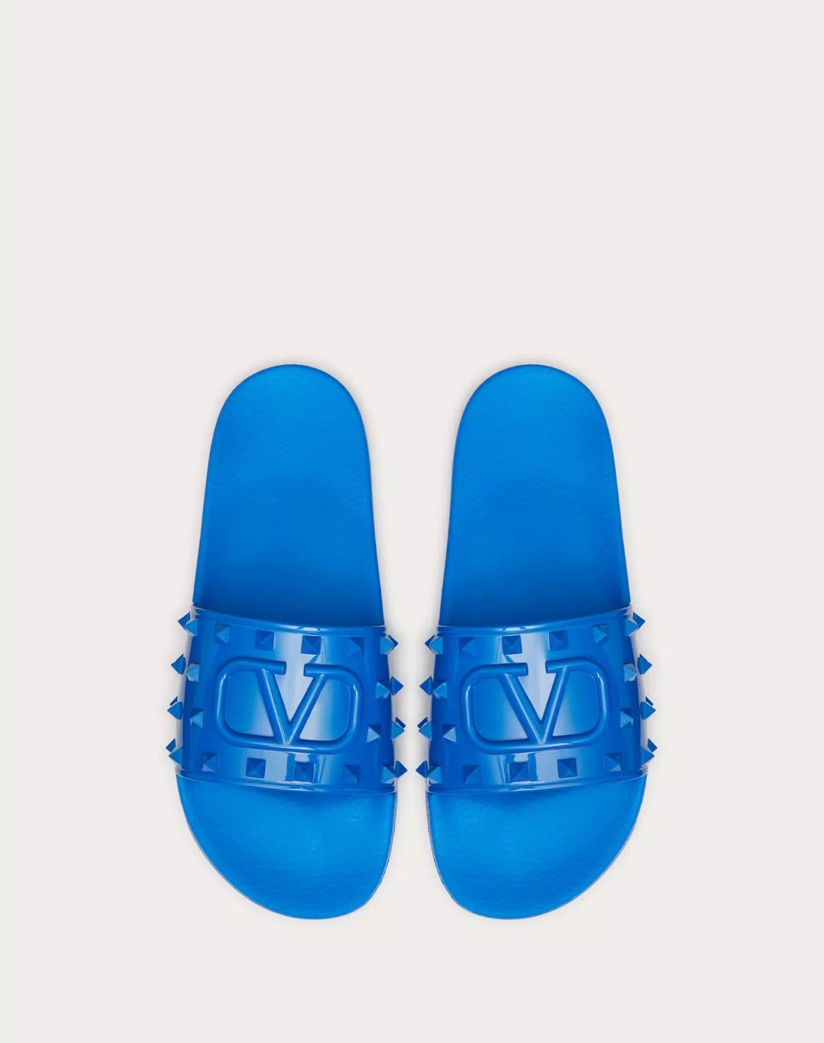 Valentino oc11z0625 Rubber Summer Slide Sandal in Blue Size US 9 / EU 42 - 4 Thumbnail