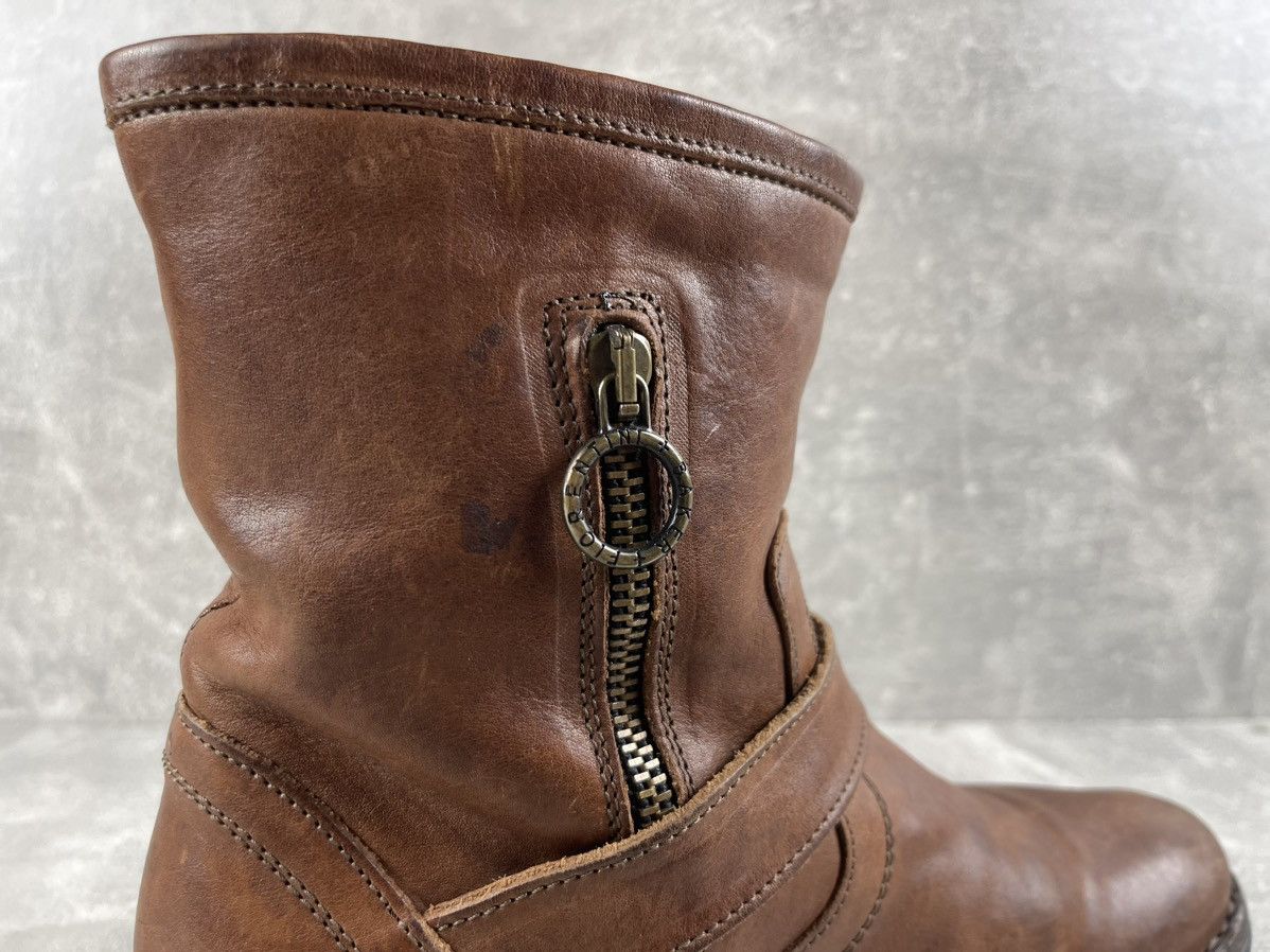 Fiorentini + Baker Fiorentini + Baker Brown Leather Buckle Mid Calf Boots Size US 5.5 / IT 35.5 - 7 Thumbnail