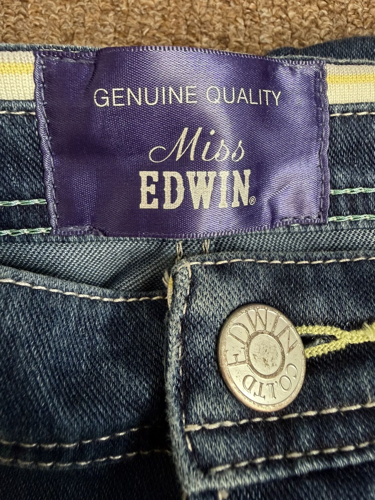 Edwin Vintage Miss Edwin Jeans High-rise Skinny Denim Pants Size 27" / US 4 / IT 40 - 7 Thumbnail