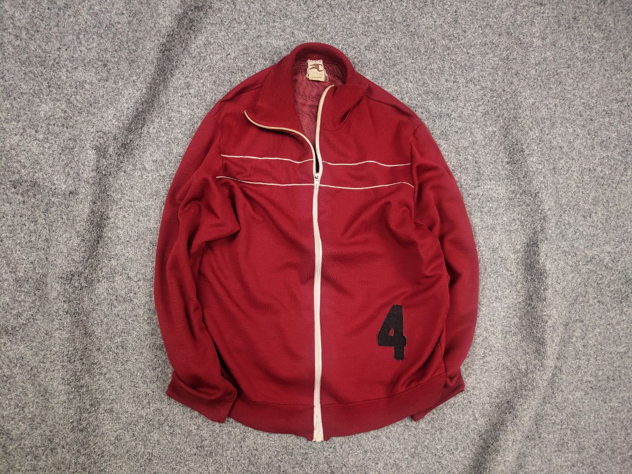 Champion Rare Vintage 50's Champion Logo 4 Red Zip Light Track Jacket Size US M / EU 48-50 / 2 - 1 Thumbnail