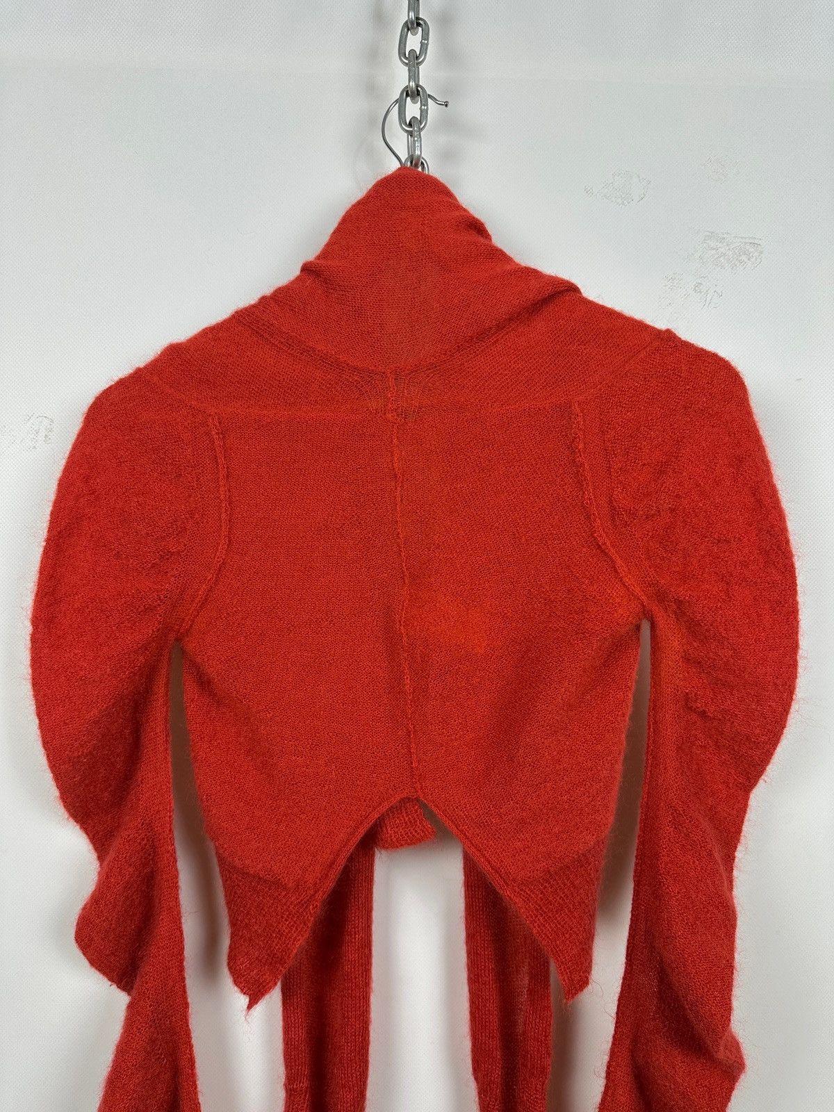 Marithe + Francois Girbaud Vintage Marithe Francois Girbaud Mohair Knit Scarf Sweater Size S / US 4 / IT 40 - 12 Thumbnail