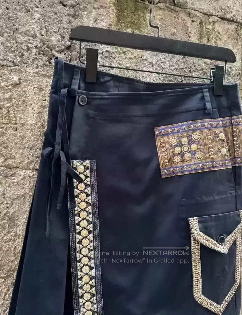 Dries Van Noten Dries van noten Heavy industry manual beading embroidery ov Size US 30 / EU 46 - 3 Thumbnail