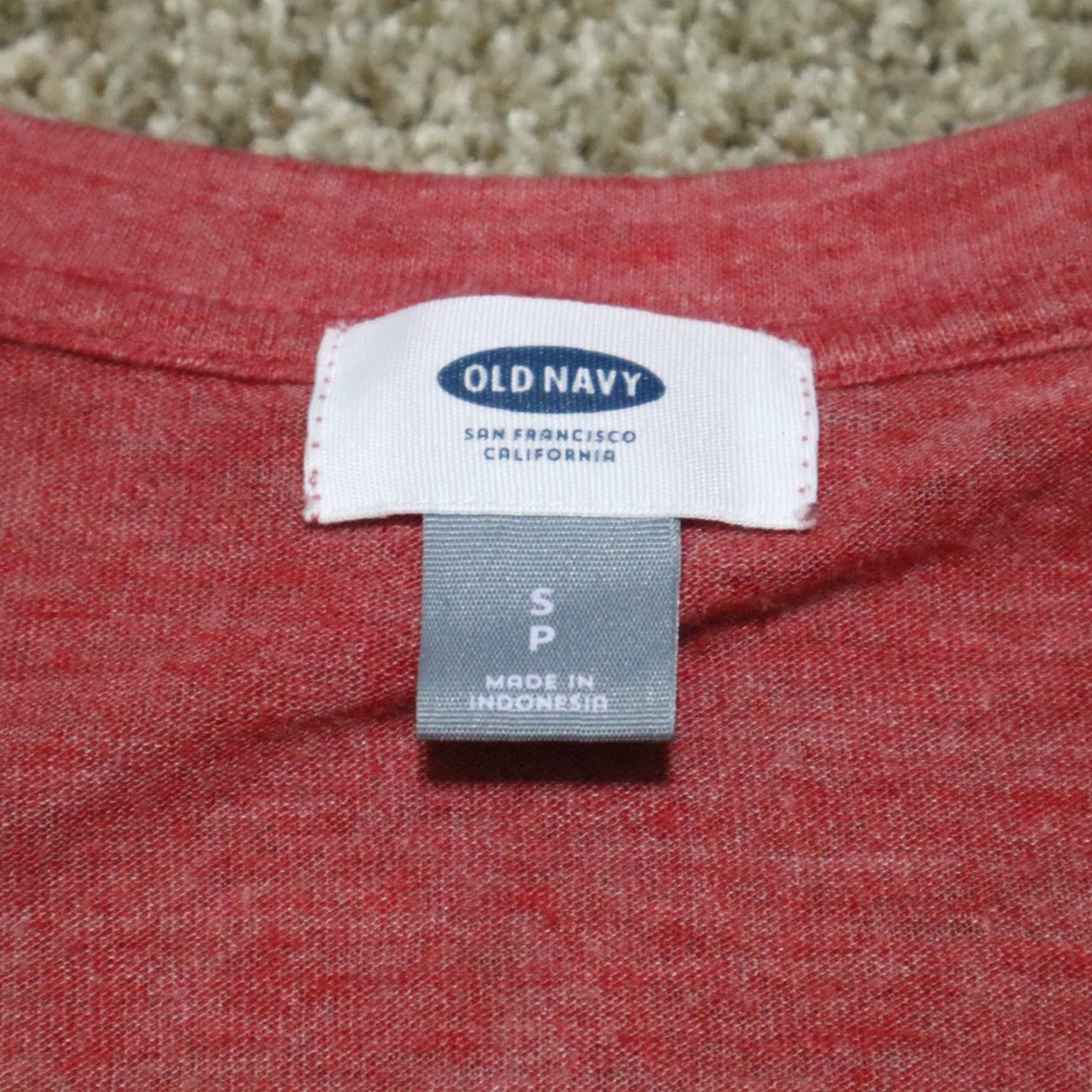 Old Navy Old Navy T-Shirt Shirt Women’s Size S Red Oversized Cotton Tee Size S / US 4 / IT 40 - 3 Thumbnail
