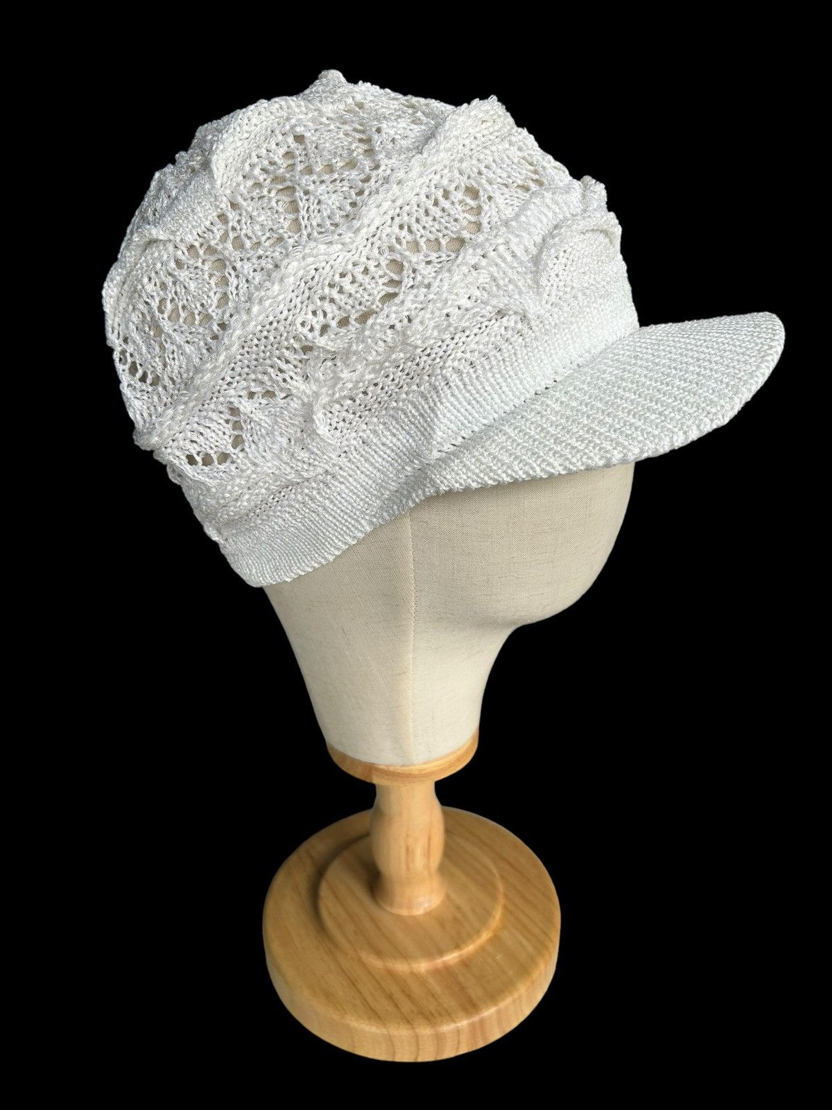 Japanese Brand Handmade Crochet Knitted Hats Size ONE SIZE - 2 Thumbnail