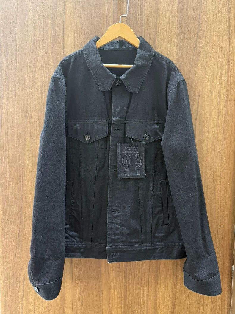 Louis Vuitton Louis Vuitton Black denim jacket Size US L / EU 52-54 / 3 - 1 Thumbnail