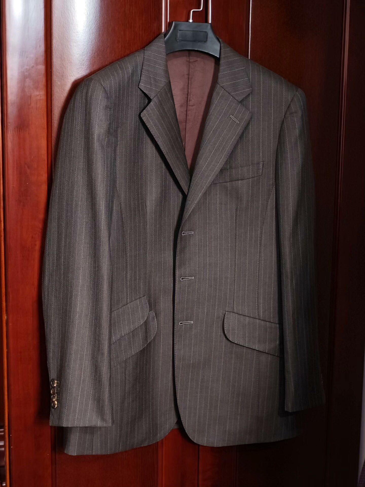Japanese Brand Bower Roebuck Wool-Cashmere Suit Jacket Size US M / EU 48-50 / 2 - 1 Thumbnail