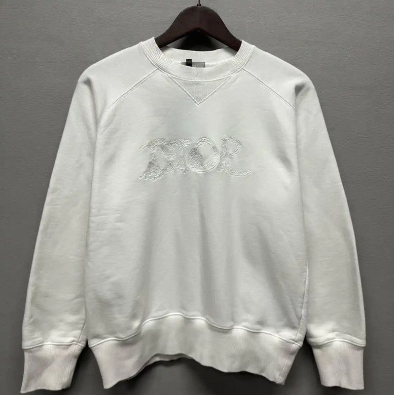 Dior Dior White Women's Sweatshirt Size XL 0089 Size XL / US 12-14 / IT 48-50 - 1 Thumbnail