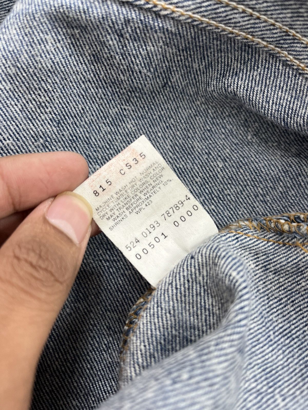 Levi's Vintage Clothing 🇺🇸1990s Vintage Levis 501XX 38x32 Straight Leg Blue Jeans Size US 38 / EU 54 - 11 Thumbnail