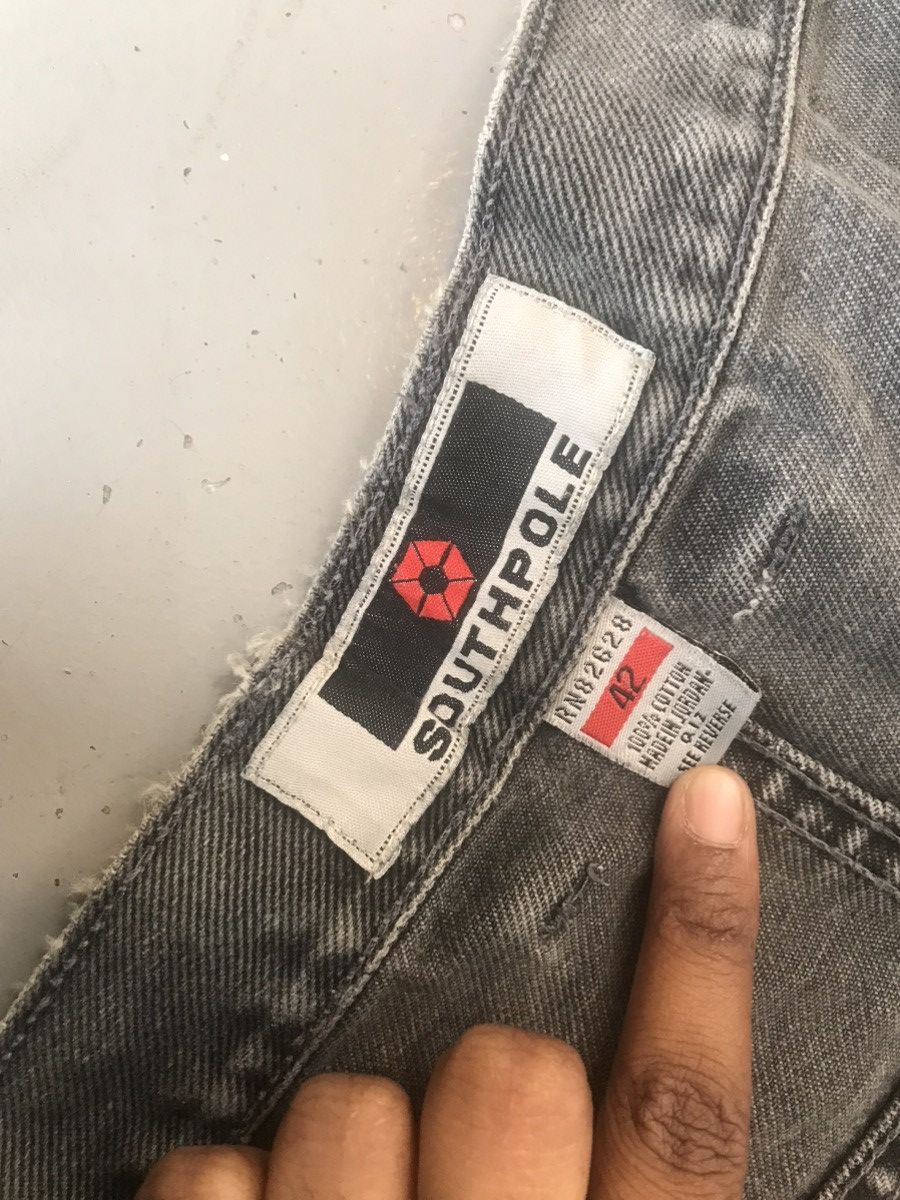 Southpole × Vintage Vintage faded Southpole logo embroidered skater denim jort Size US 42 / EU 58 - 6 Thumbnail