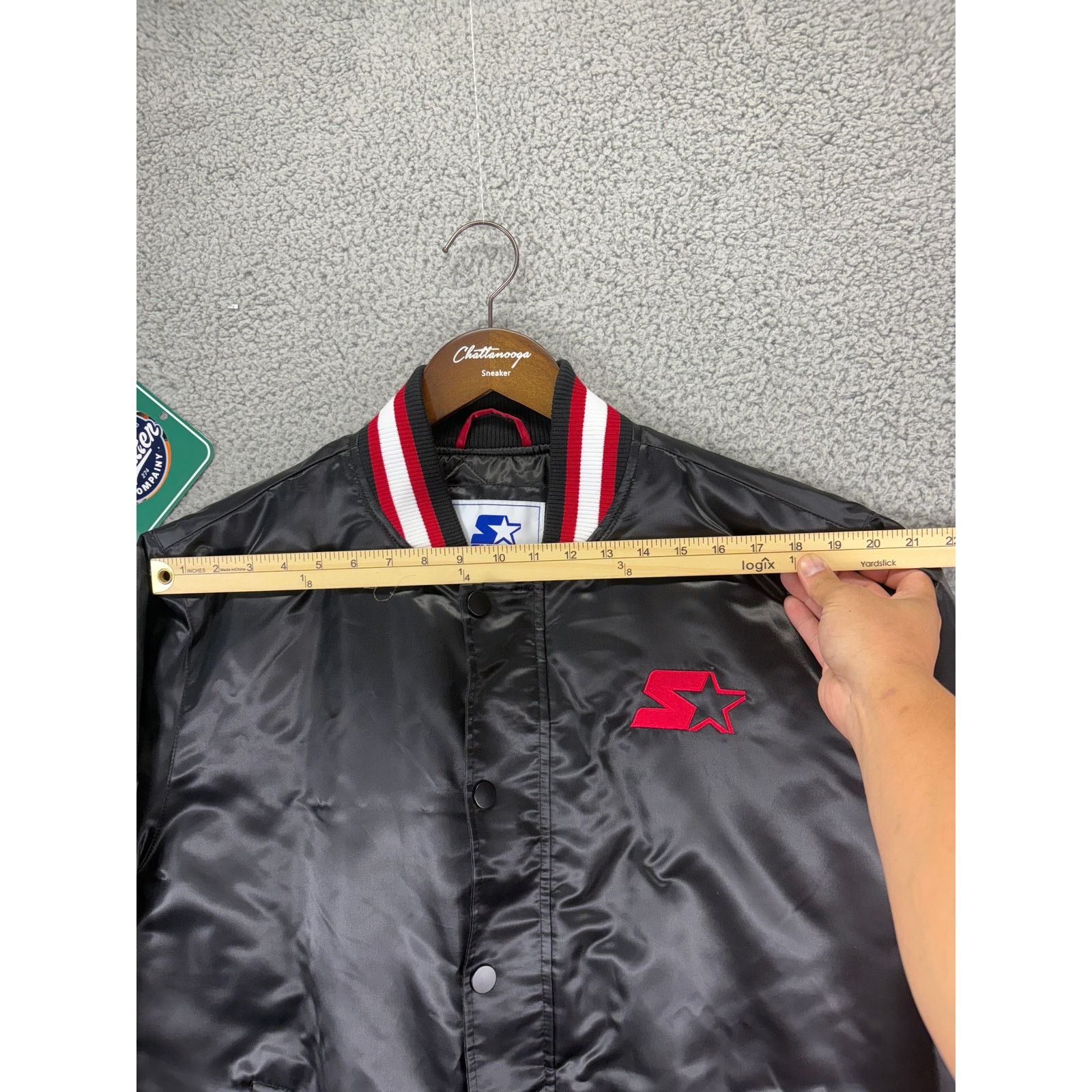 NFL Starter Retro Satin Varsity Bomber Jacket Mens Extra Large Size US XL / EU 56 / 4 - 3 Thumbnail
