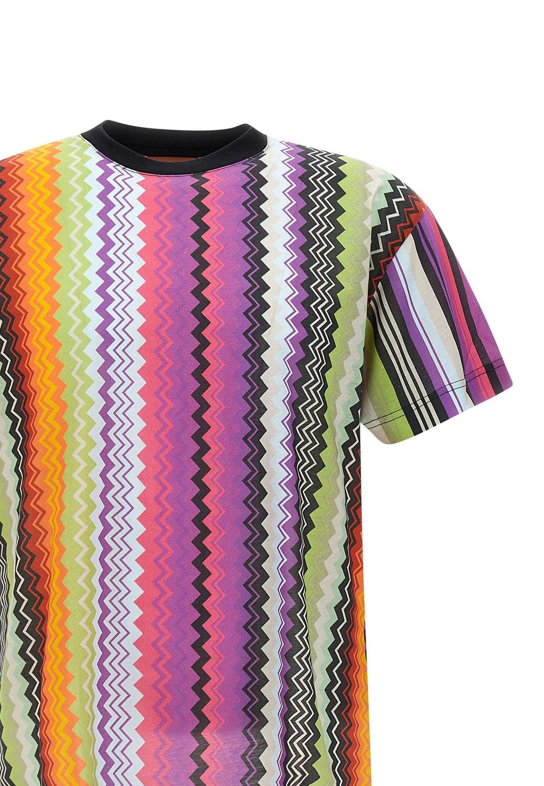 Missoni o1y0225 Crewneck T-Shirt in Multicolor Size US XS / EU 42 / 0 - 2 Thumbnail