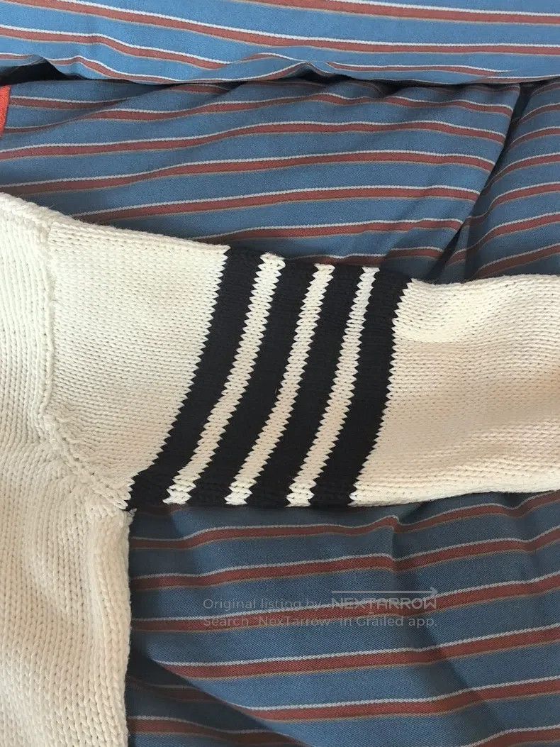 Thom Browne Thom Browne Striped knit sweater Size US M / EU 48-50 / 2 - 2 Thumbnail