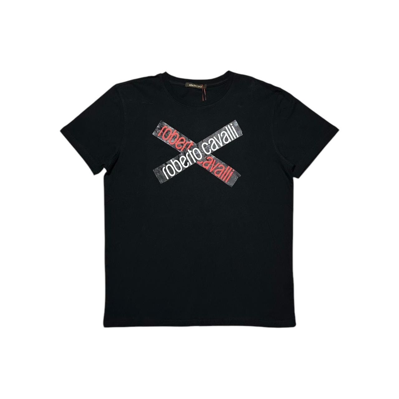 Roberto Cavalli Roberto Cavalli Tape T-Shirt Size US XL / EU 56 / 4 - 1 Thumbnail