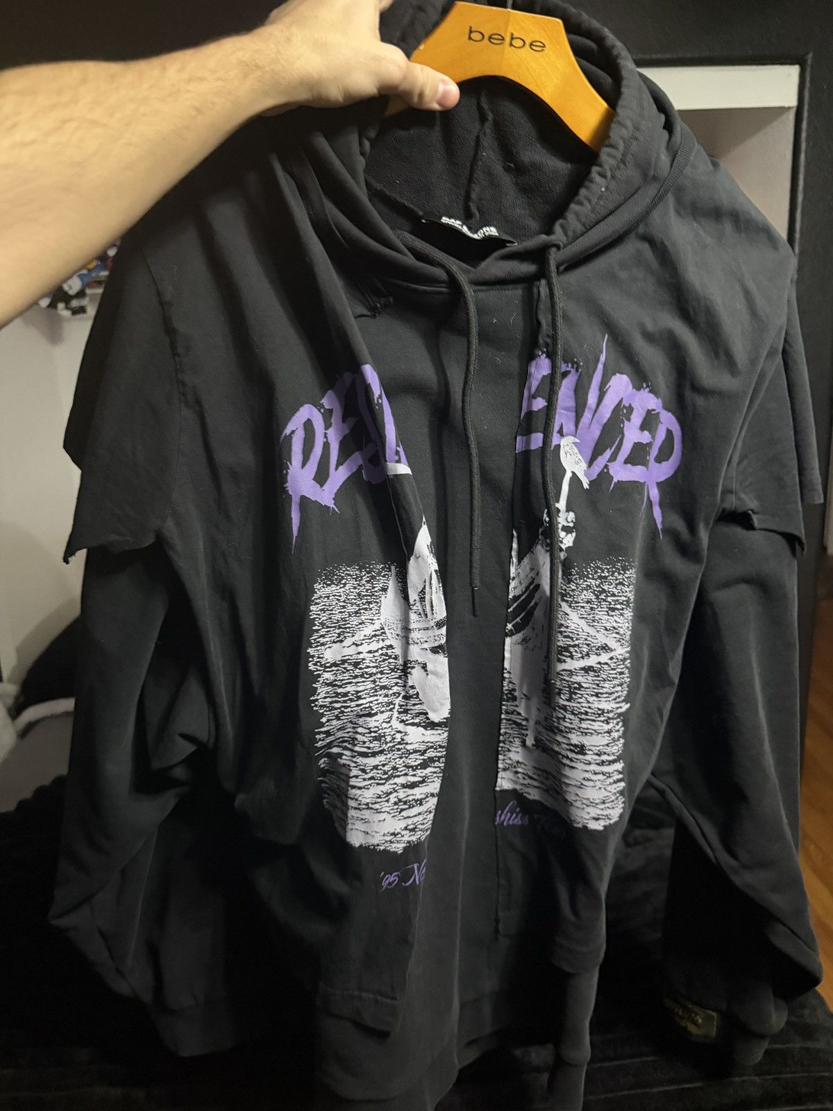 Raf Simons Raf Simons Resilencer Double Layered Hoodie Size US XS / EU 42 / 0 - 6 Thumbnail