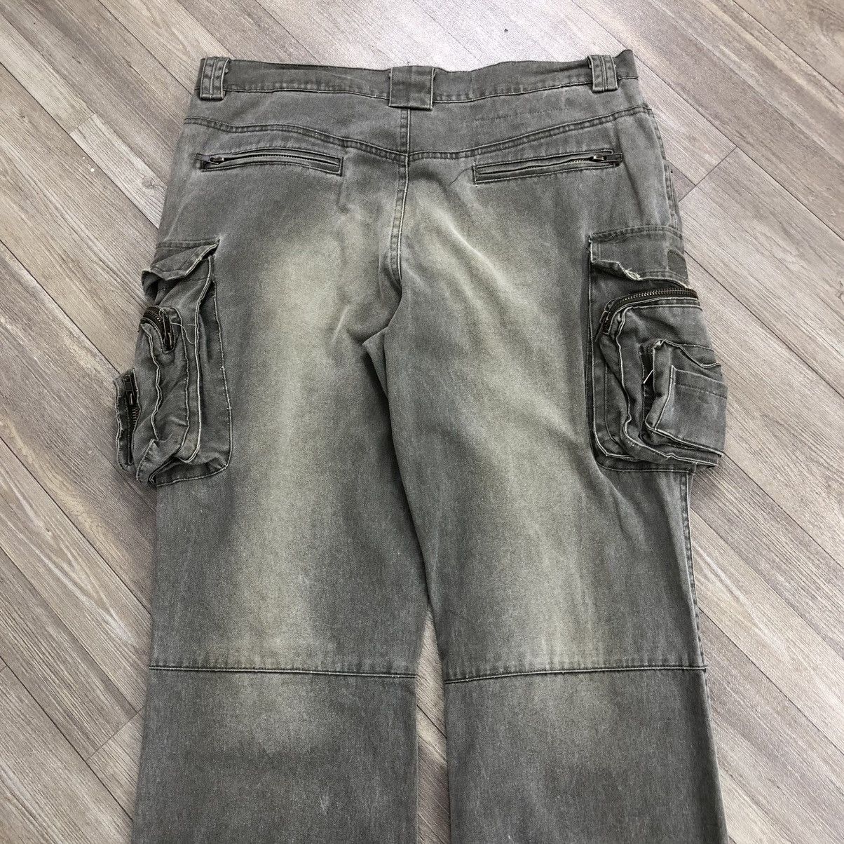 If Six Was Nine × Japanese Brand 2000's All Out Hysteric Glamour Style Bondage Flared Pants Size US 33 - 14 Thumbnail