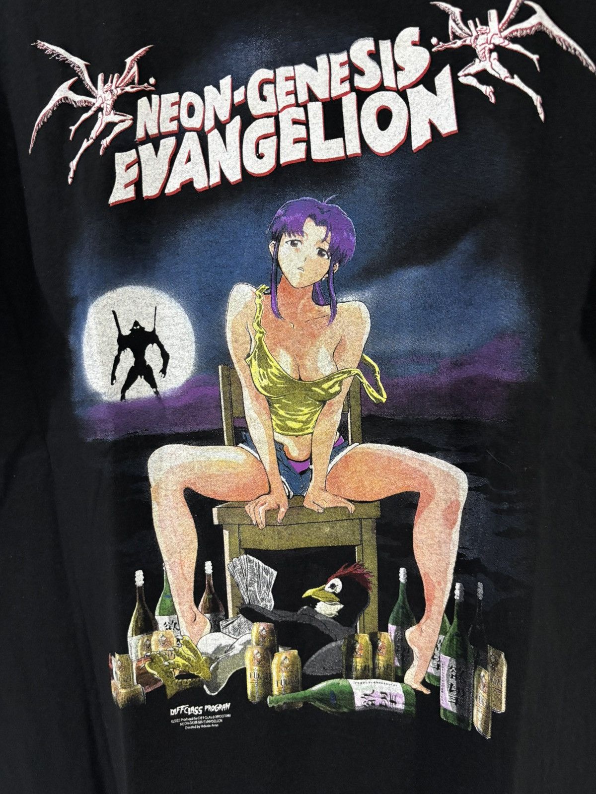 Anime × Japanese Brand EVANGELION SHIRT - MISATO KATSURAGI BOOTLEG Size US L / EU 52-54 / 3 - 2 Thumbnail