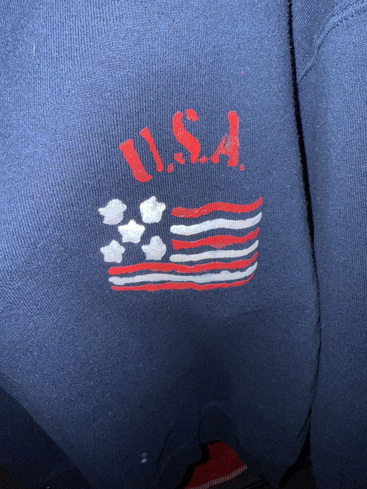 Fruit Of The Loom Vintage USA print pullover Size US XXL / EU 58 / 5 - 2 Thumbnail