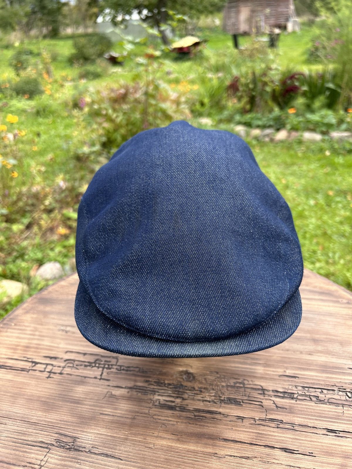 Nudie Jeans Vintage Nudie Jeans Newsboy Denim Flat Cap Hat Size ONE SIZE - 2 Thumbnail
