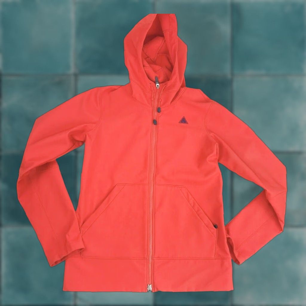 Nike Nike ACG Jacket Womens Small Red Full Zip Hoodie Fleece Shell Shirt? Size S / US 4 / IT 40 - 1 Thumbnail