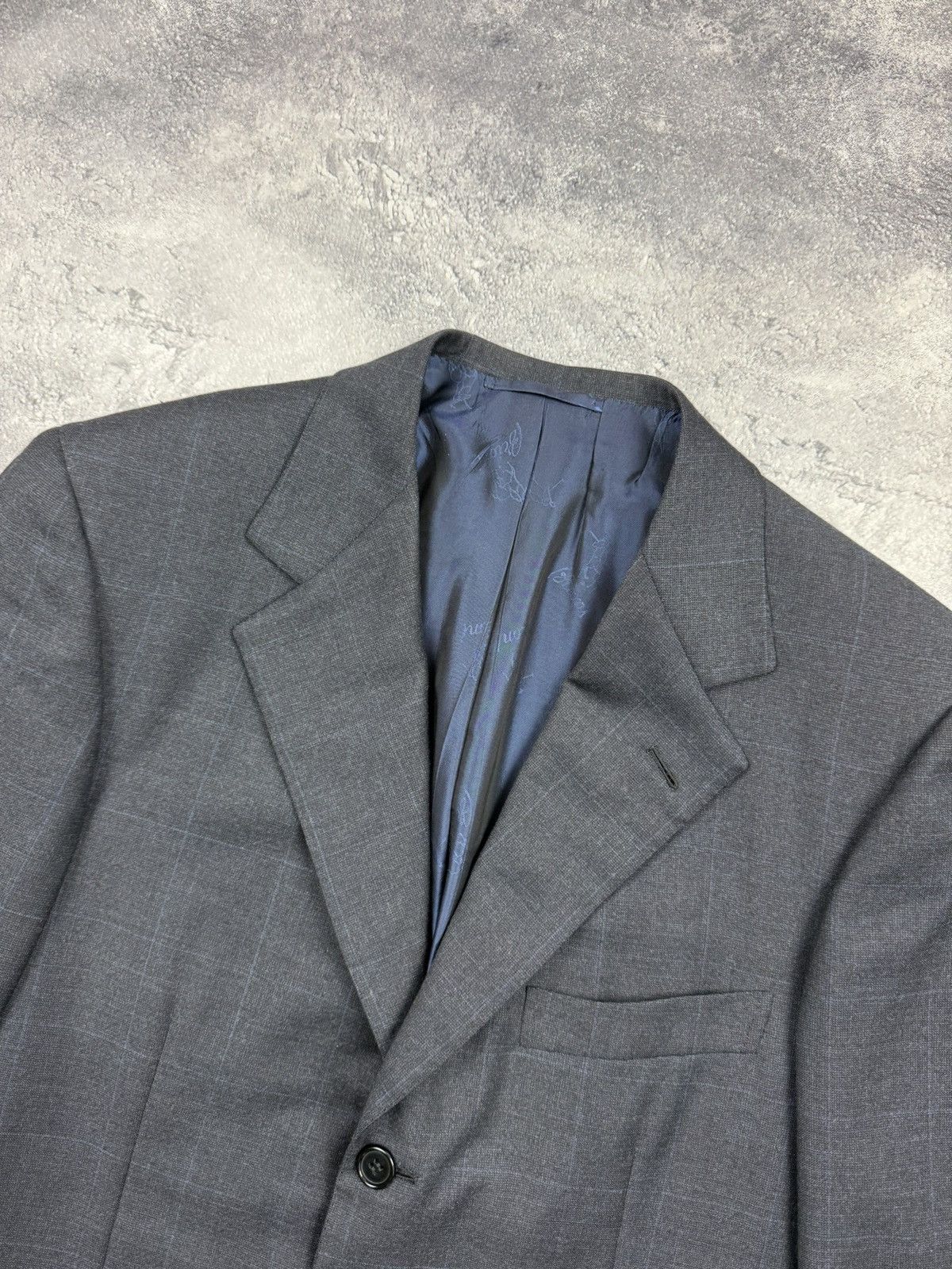 Brioni Brioni Super 150’s Wool Check Nomentano Blazer Suit Jacket Size 40R - 10 Thumbnail