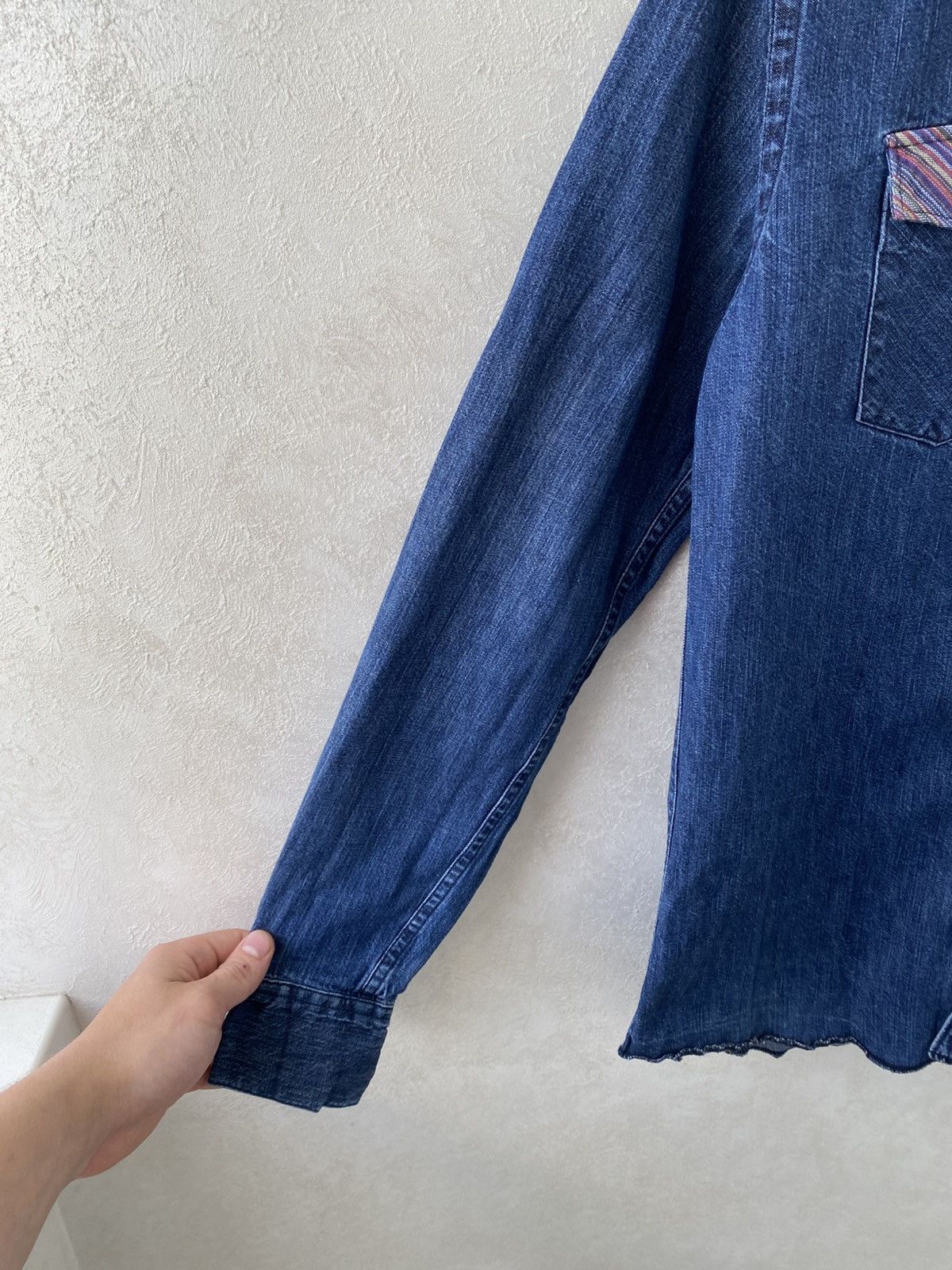 Acne Studios Acne Pop Classics Western Mexican A/W 10 Denim Shirt Size 48 Size US M / EU 48-50 / 2 - 9 Thumbnail
