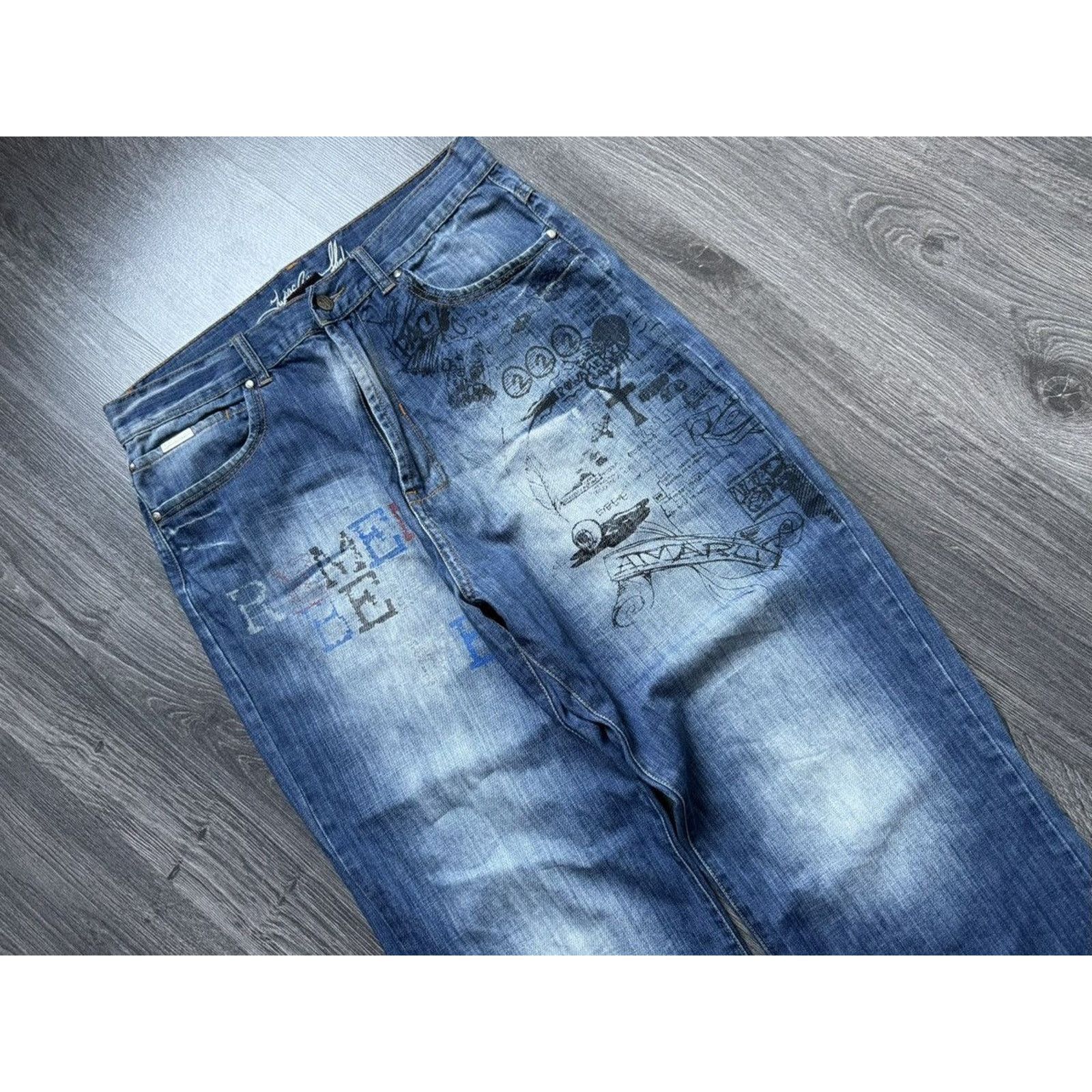 Makaveli × Vintage Crazy Vintage Y2K Makaveli Jeans Baggy Skater Size US 34 / EU 50 - 3 Thumbnail